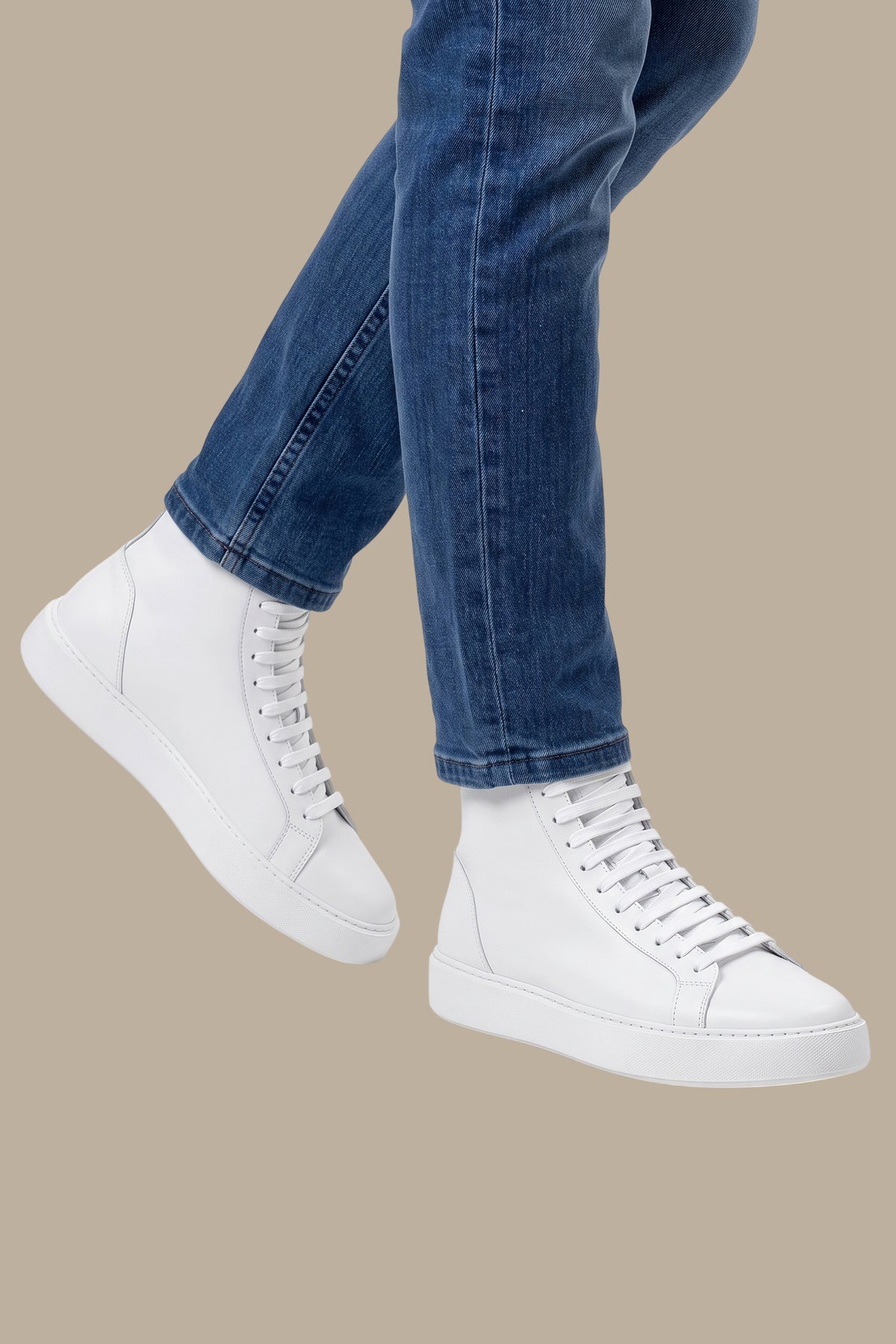 Shoes Half Boot Basic Sneakers | White