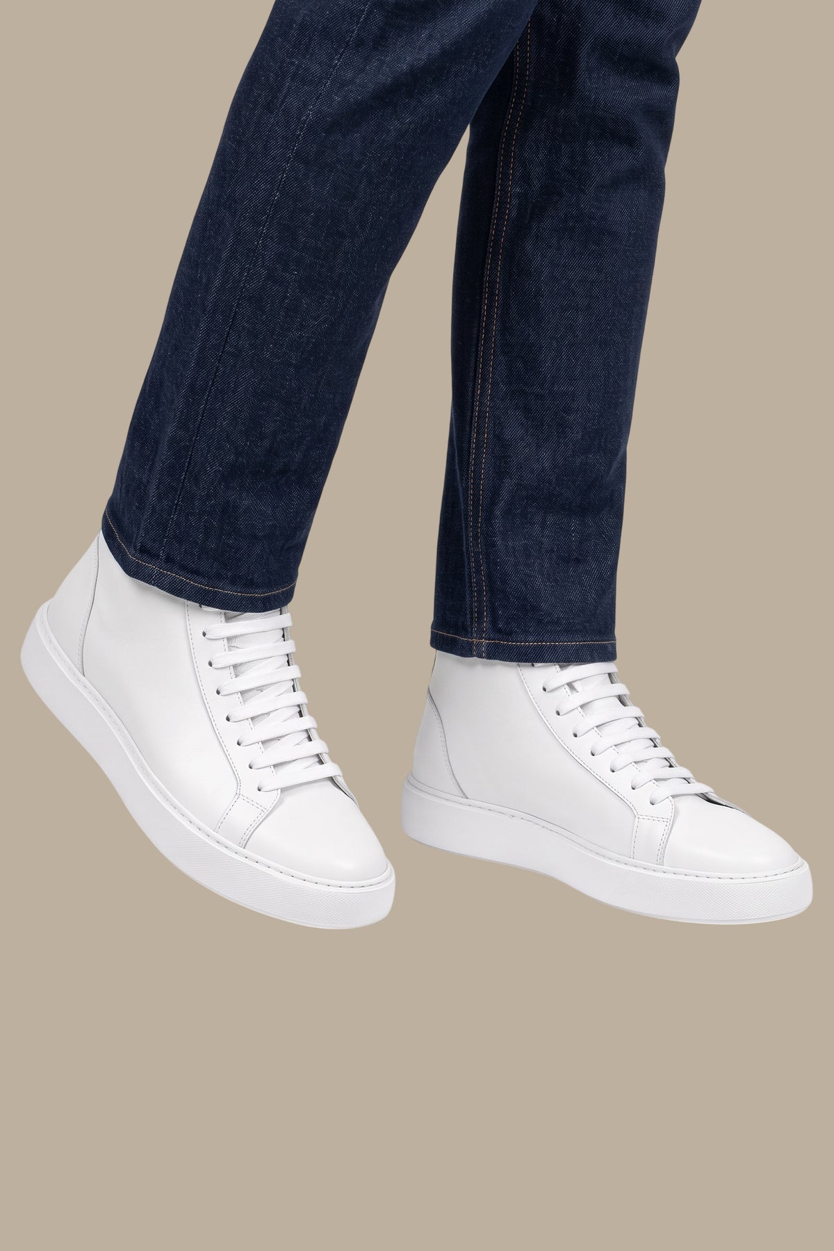 Shoes Half Boot Basic Sneakers | White