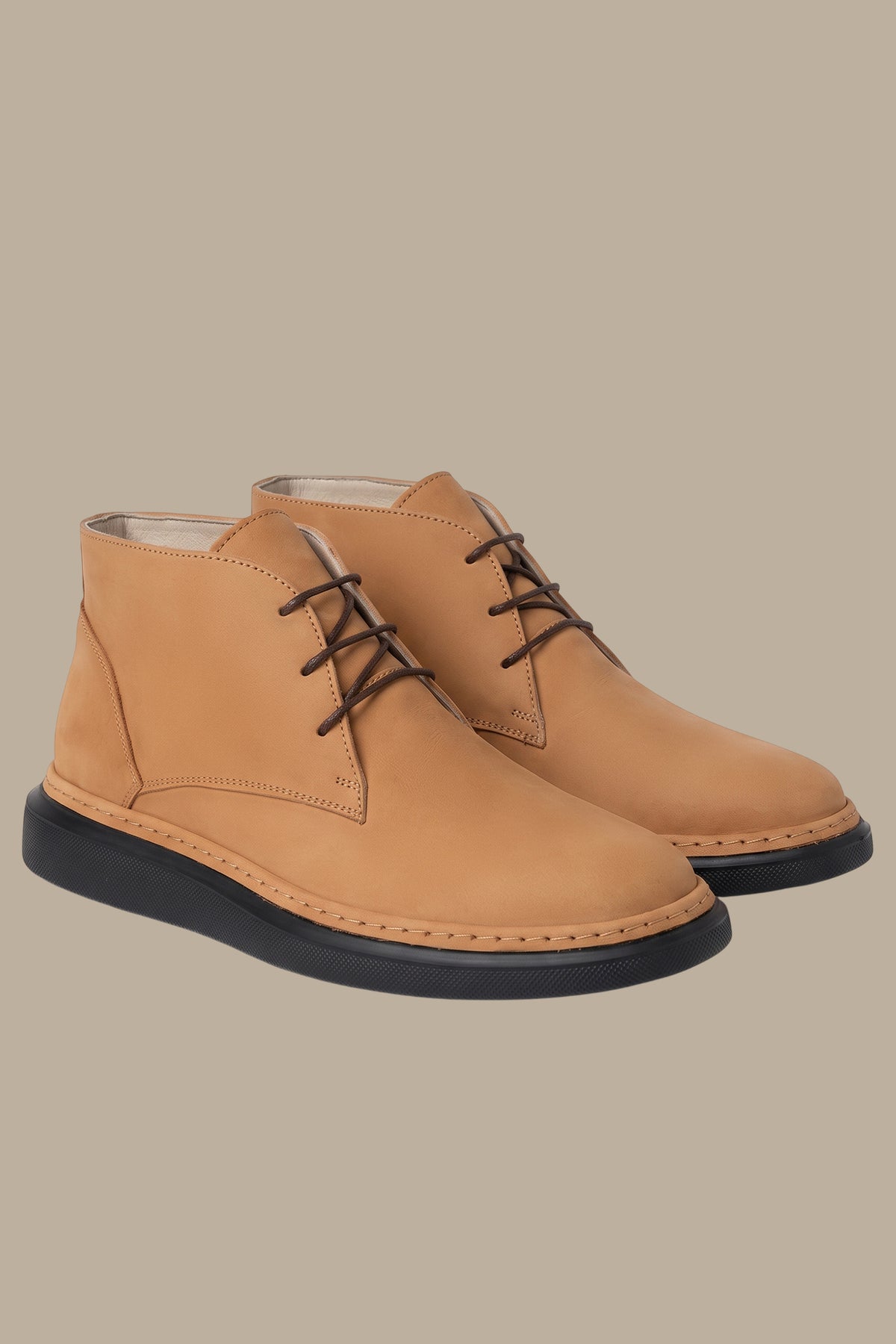 Shoes Half Boot Nubuck Plain