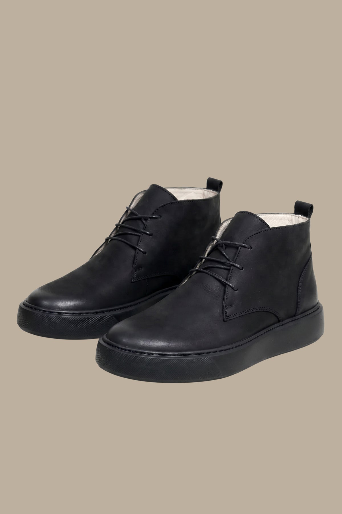 Shoes Half Boot Nubuck Plain