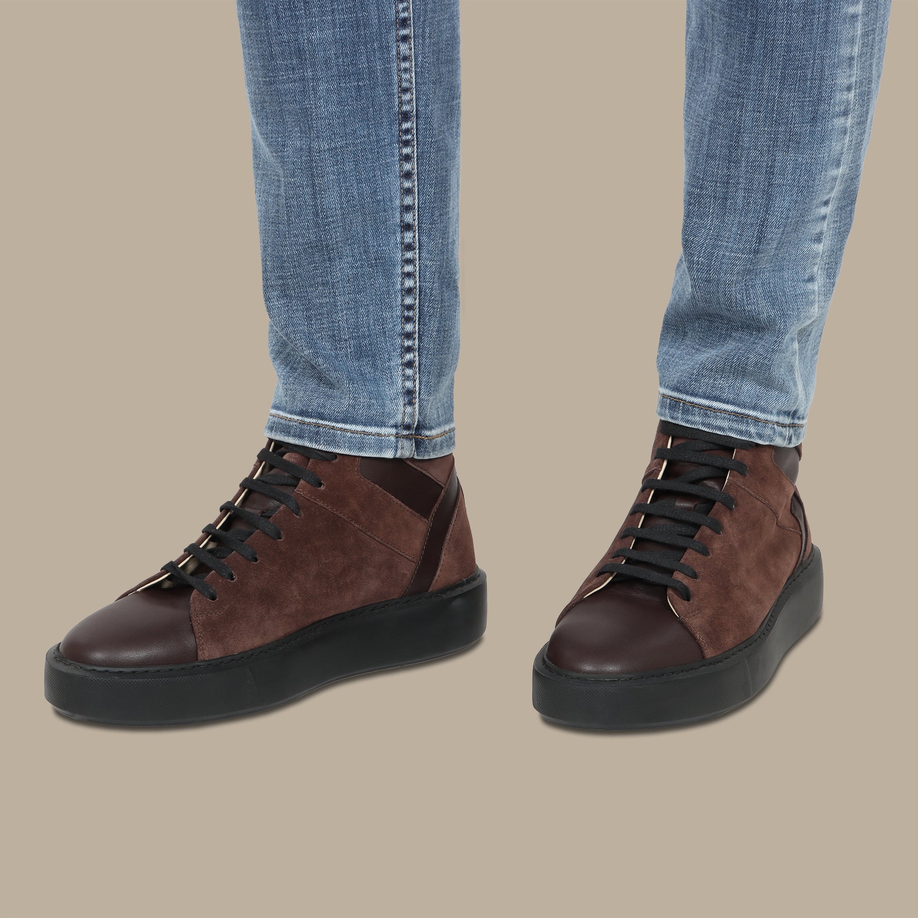 Shoes Half Boot Detailed Sneakers | Brown