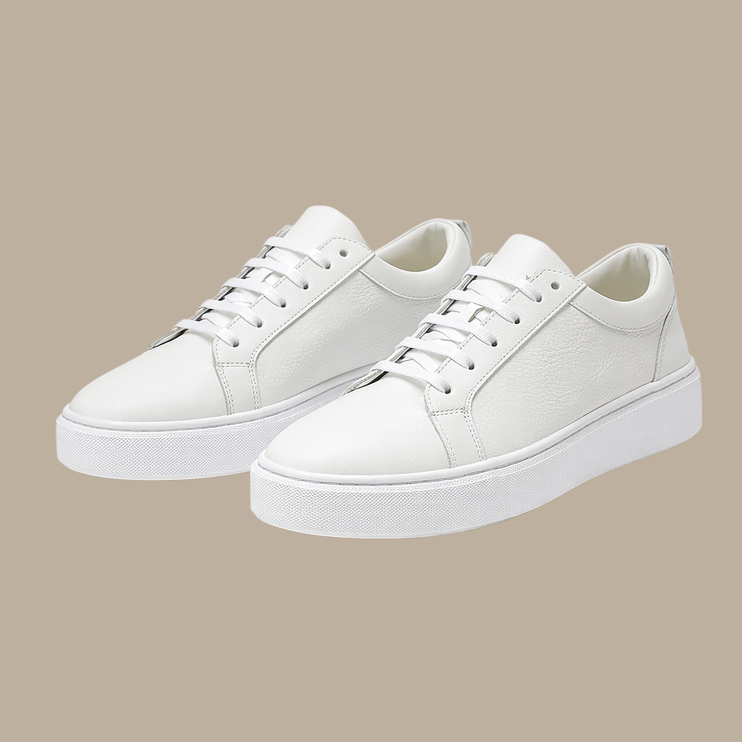 Alexander Structure White Sneakers: Pure Simplicity