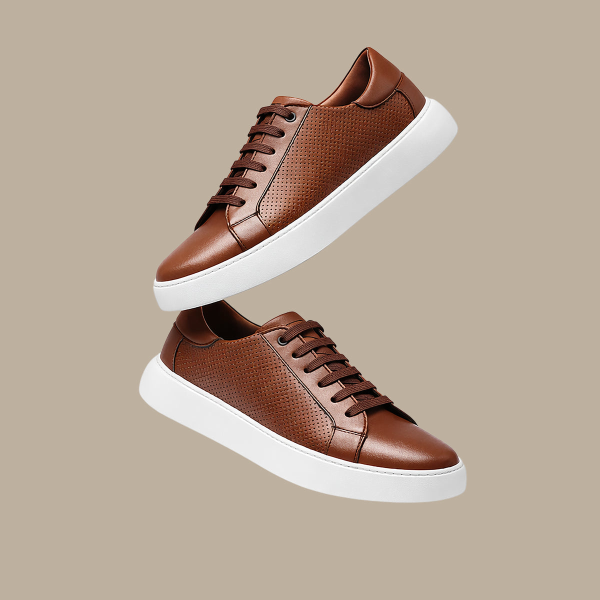 Havane Dotted Trainers with Textured Finish