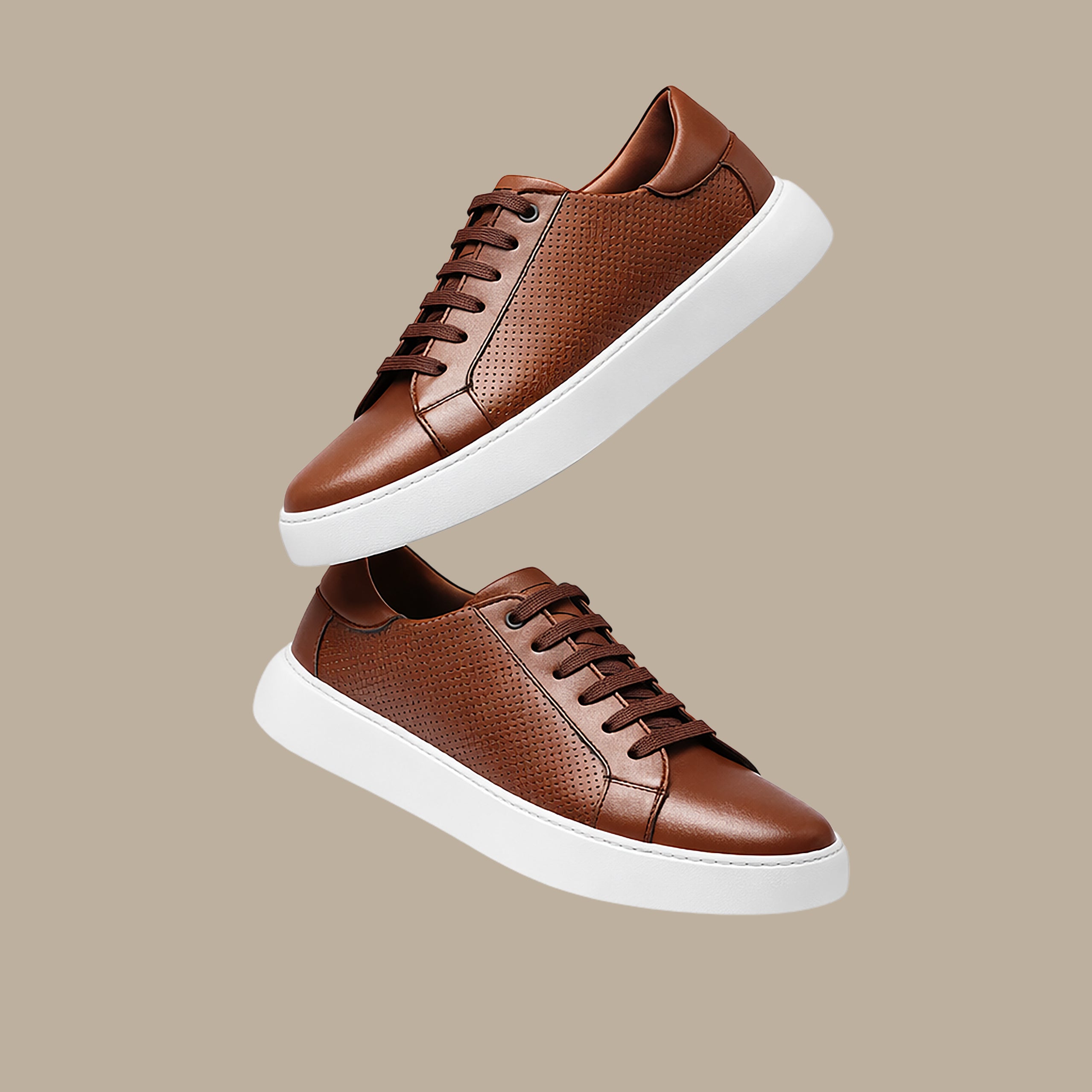 Havane Dotted Trainers with Textured Finish