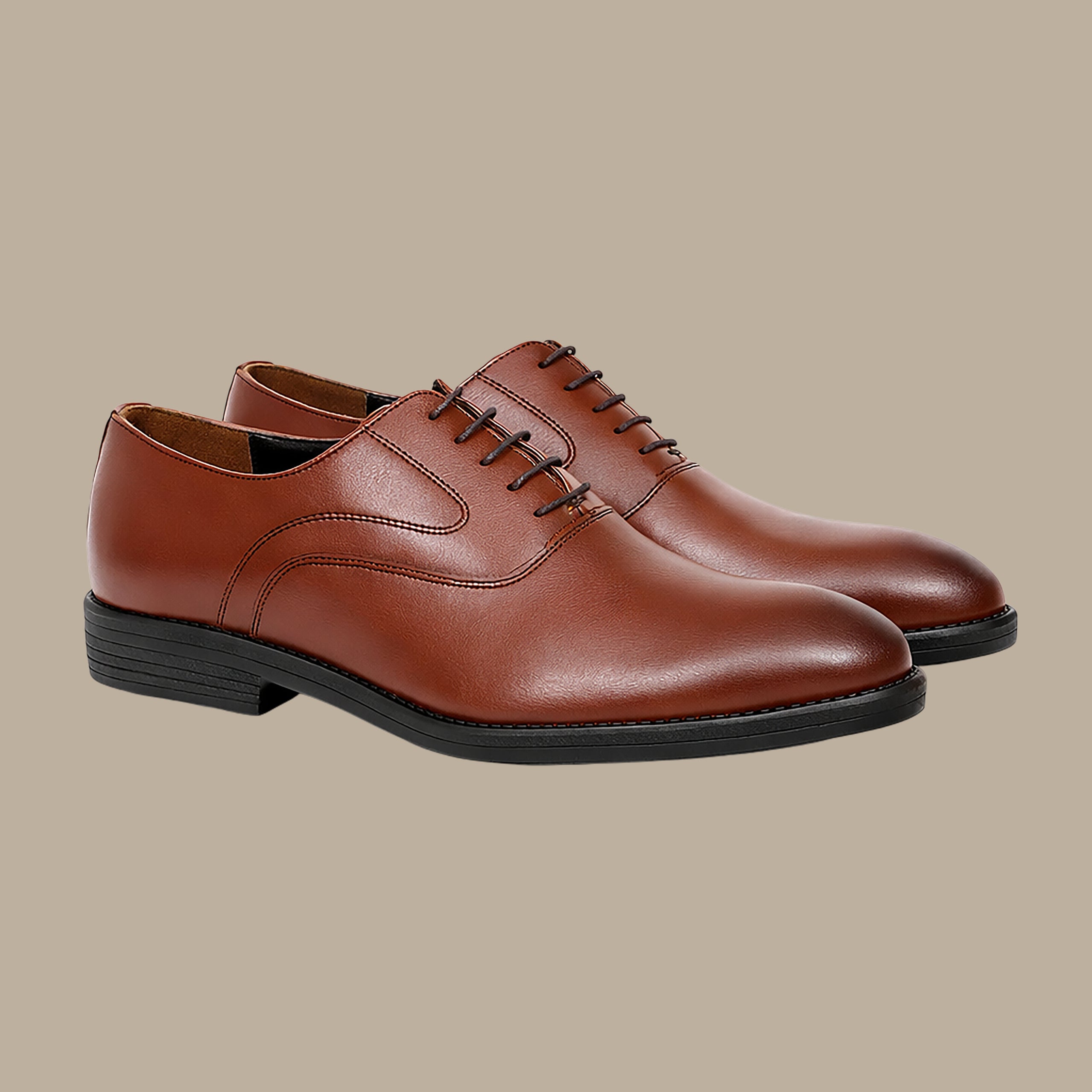 Classic Havane Leather Dress Shoes