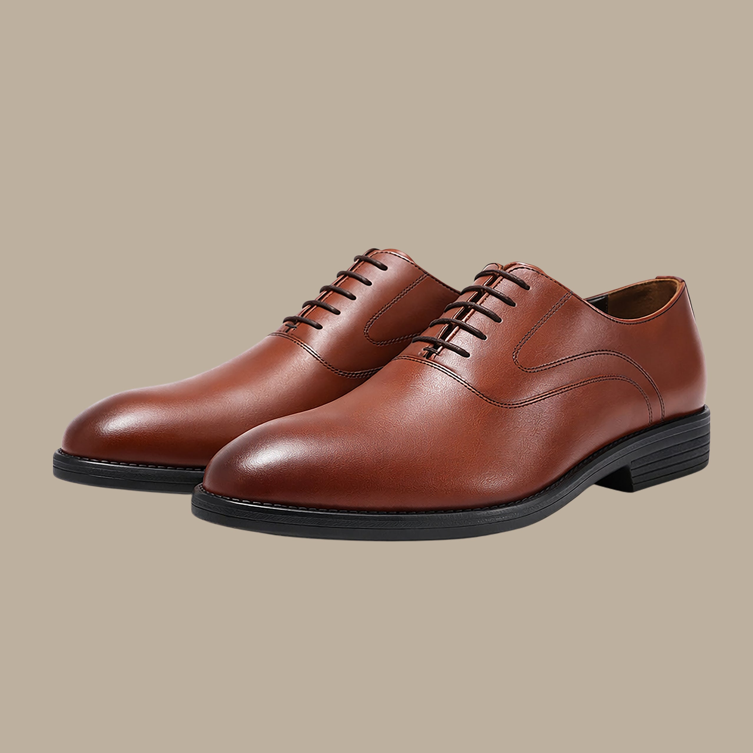 Classic Havane Leather Dress Shoes