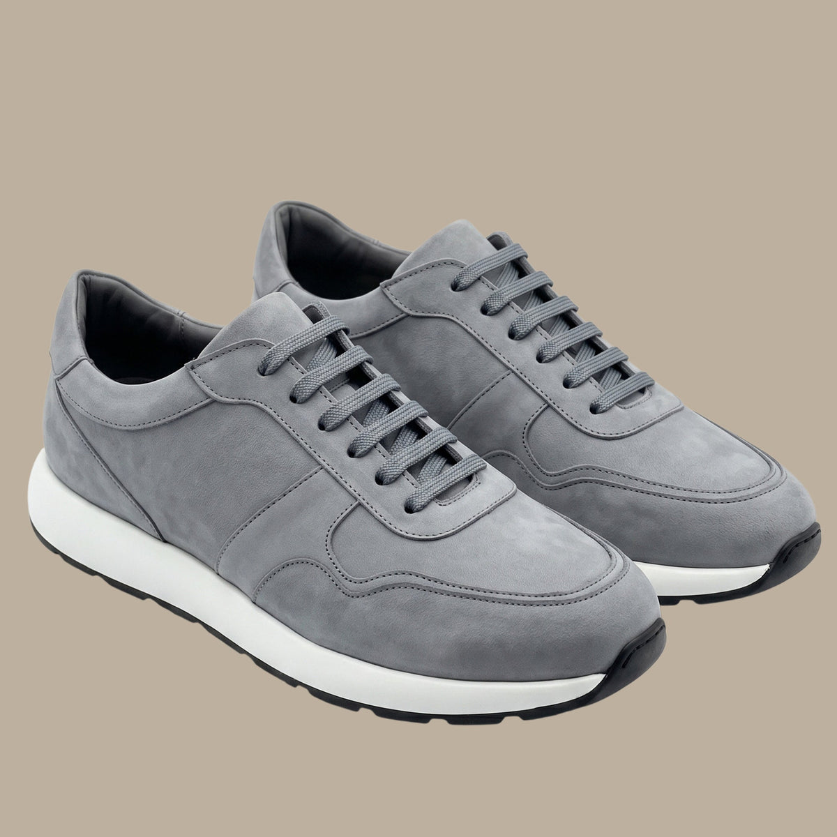 Low-Cut Nubuck Casual Trainer