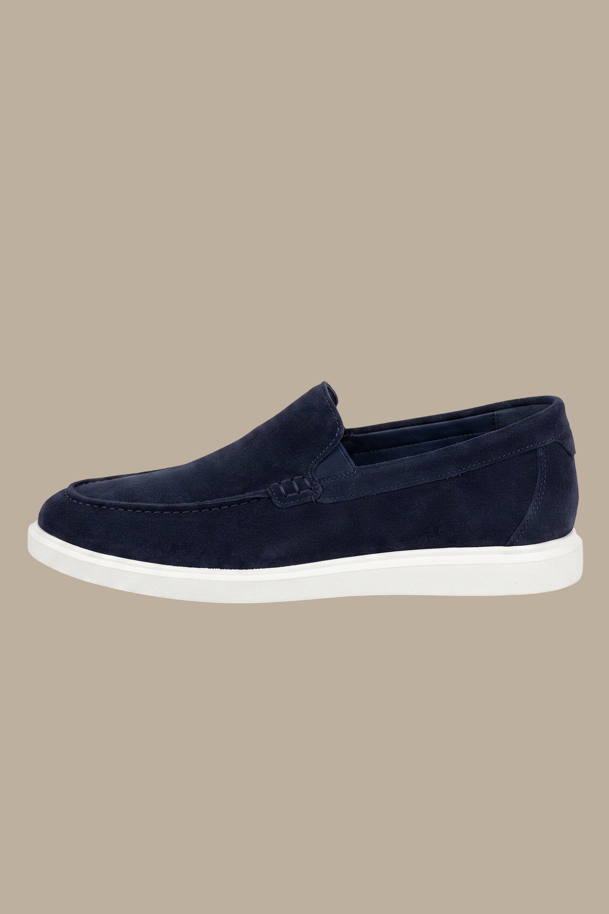 Suede Loafers – Navy