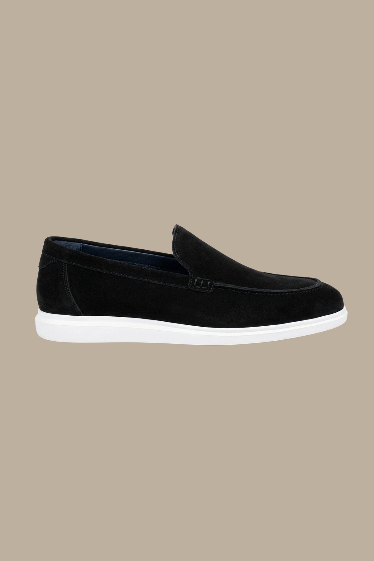 Black Suede Loafer Shoes
