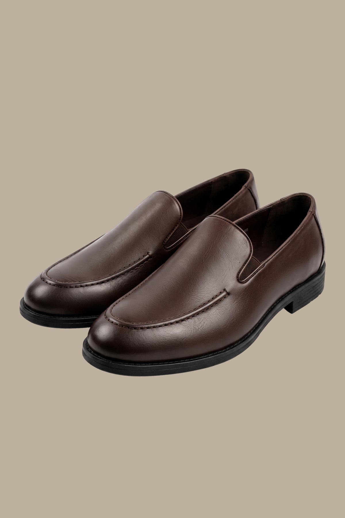 Leather Moc Toe Penny Loafer