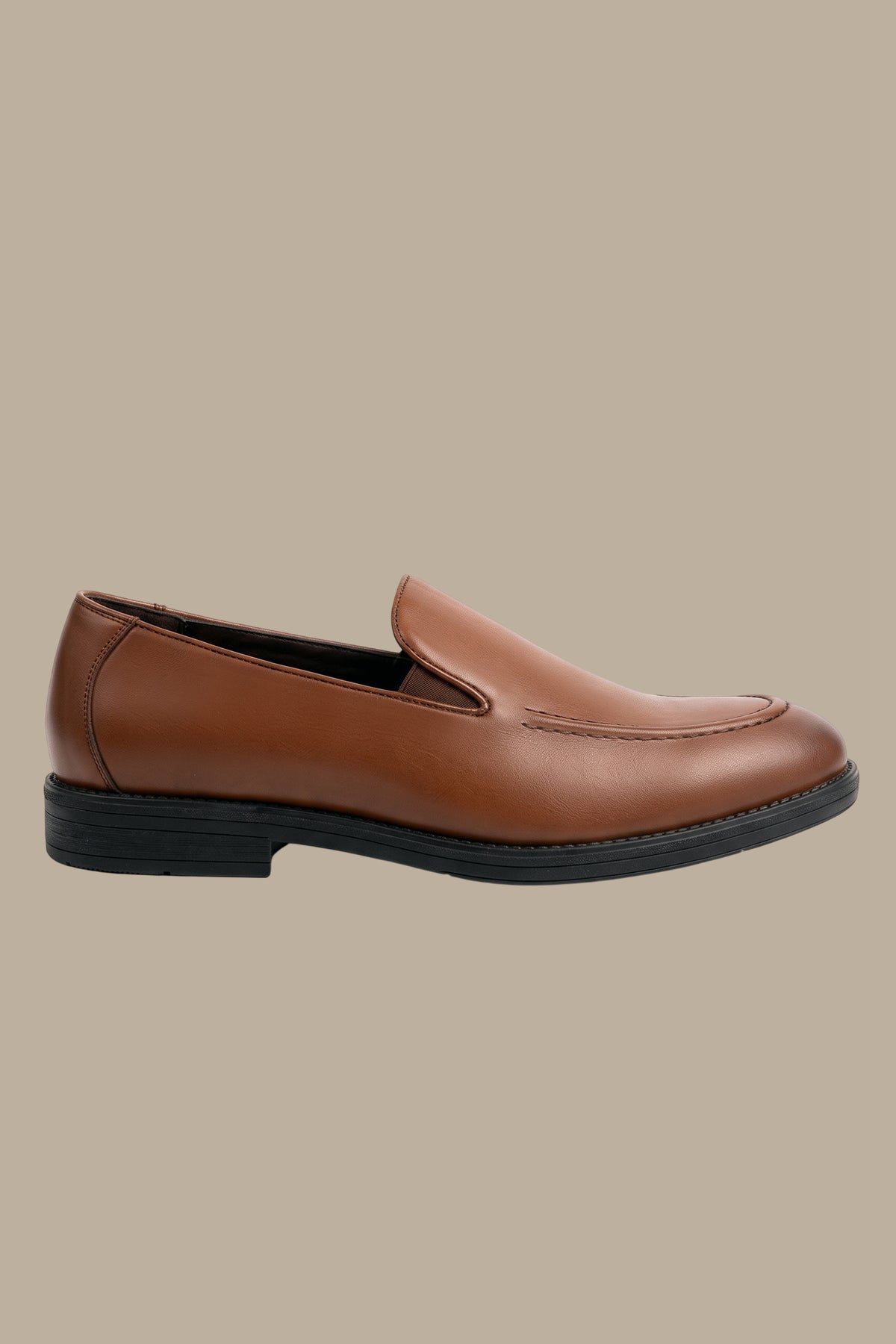 Leather Moc Toe Penny Loafer