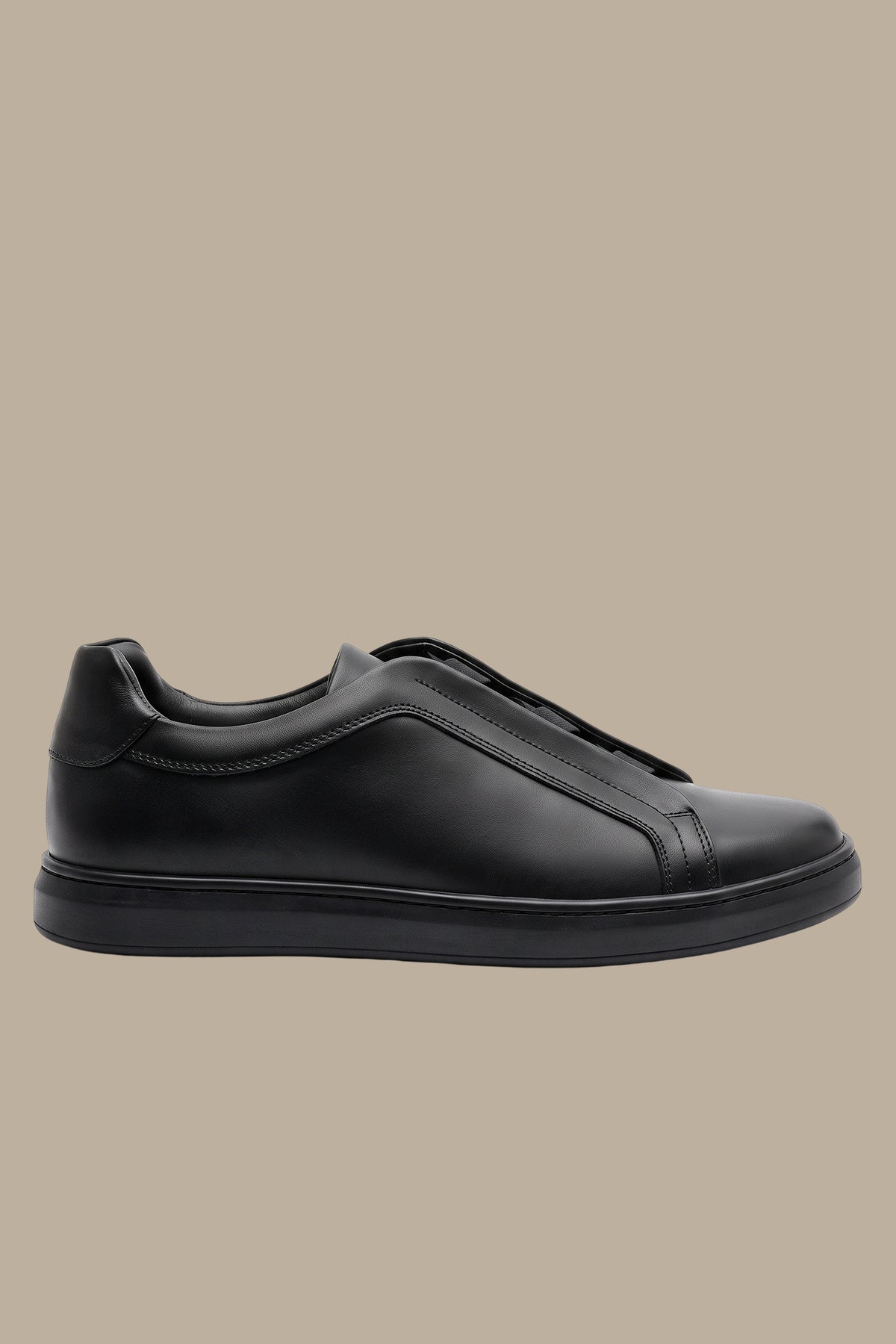 Triple X Lace-Up Sneakers – Real Leather