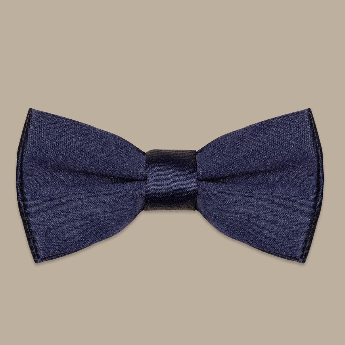 Kids Satin Bowtie in Navy