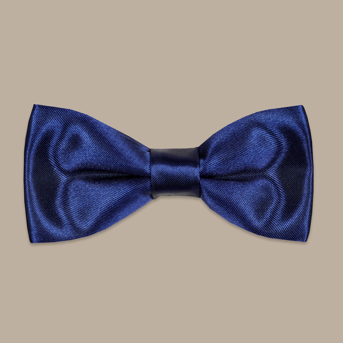 Kids Basic Satin Bowtie in Navy
