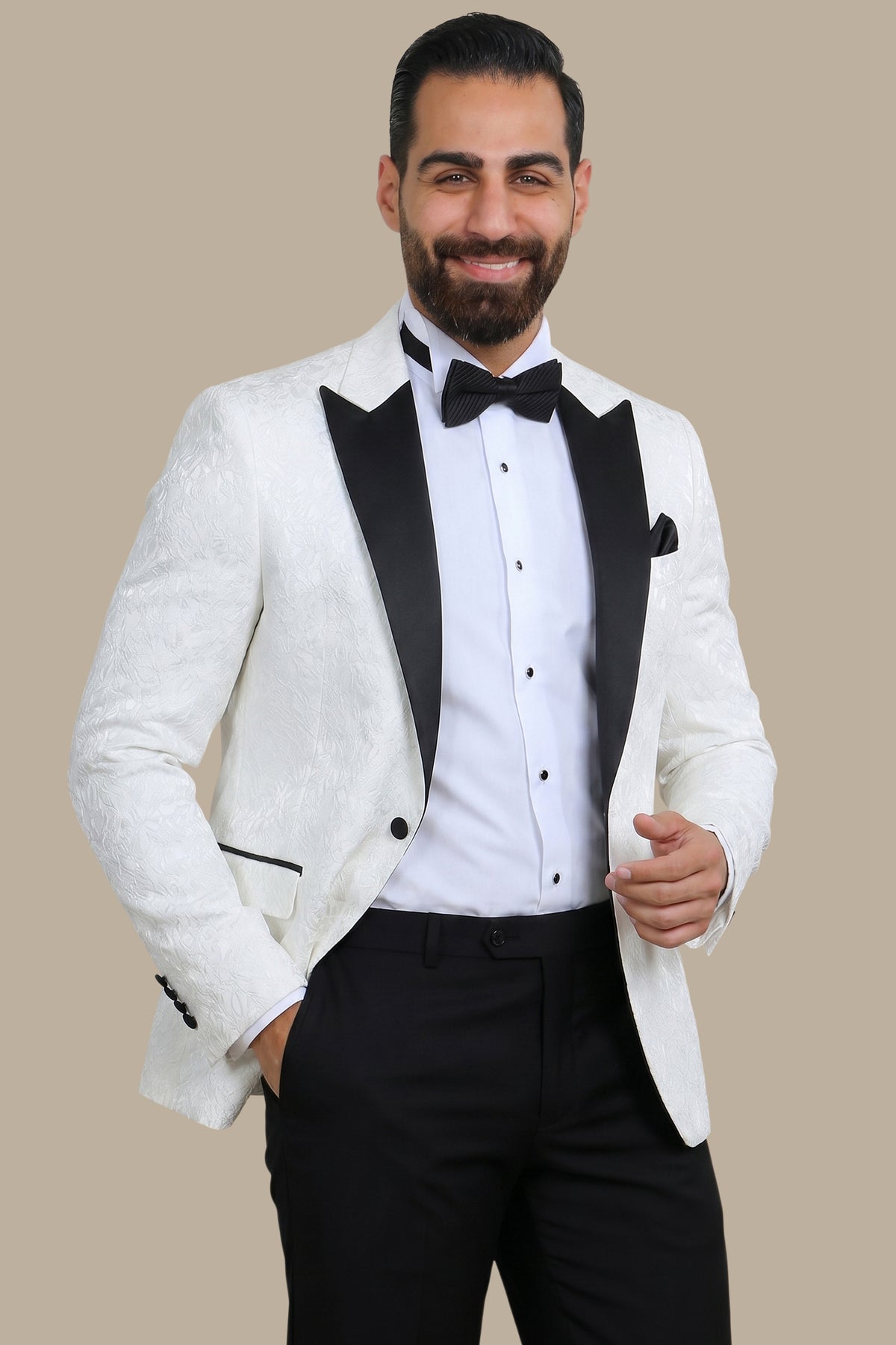 Off-White FV Peak Jacquard Tuxedo