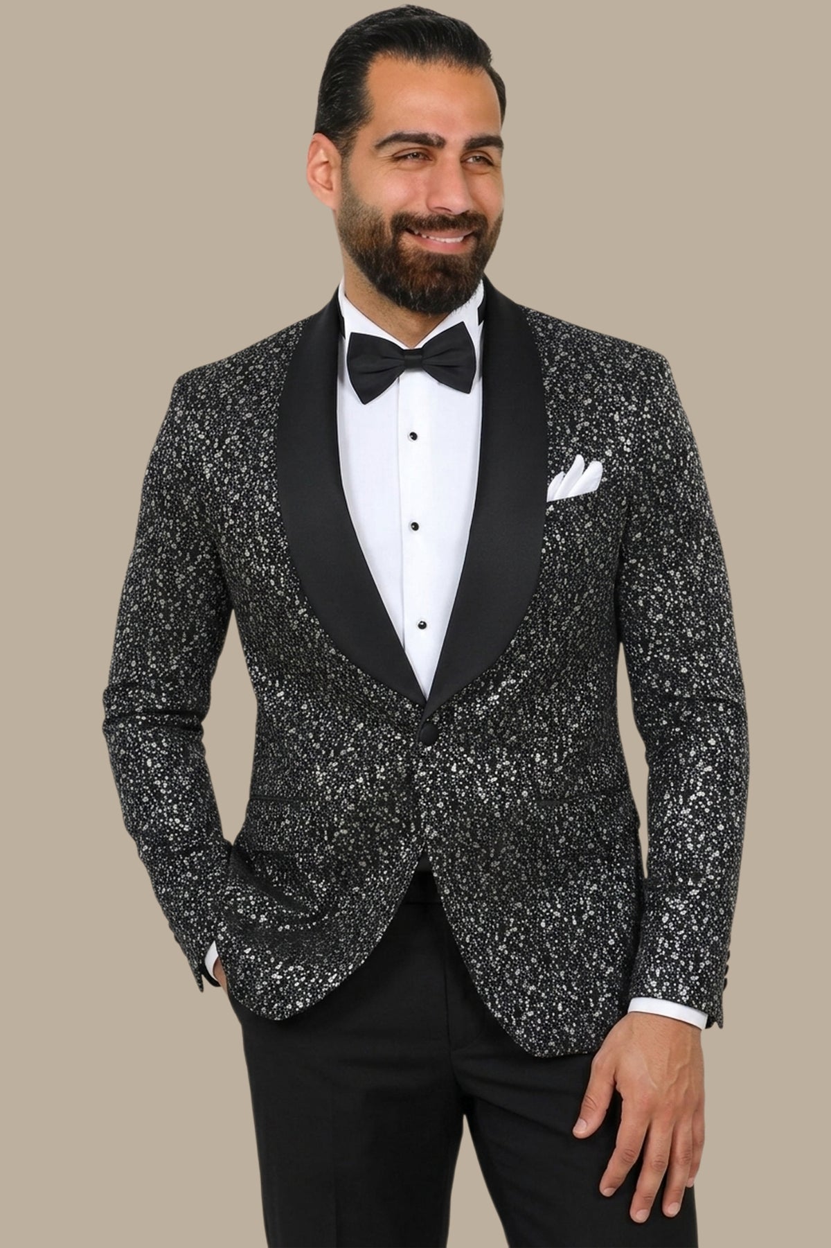 Silver Glitter Tuxedo FV Special Collection