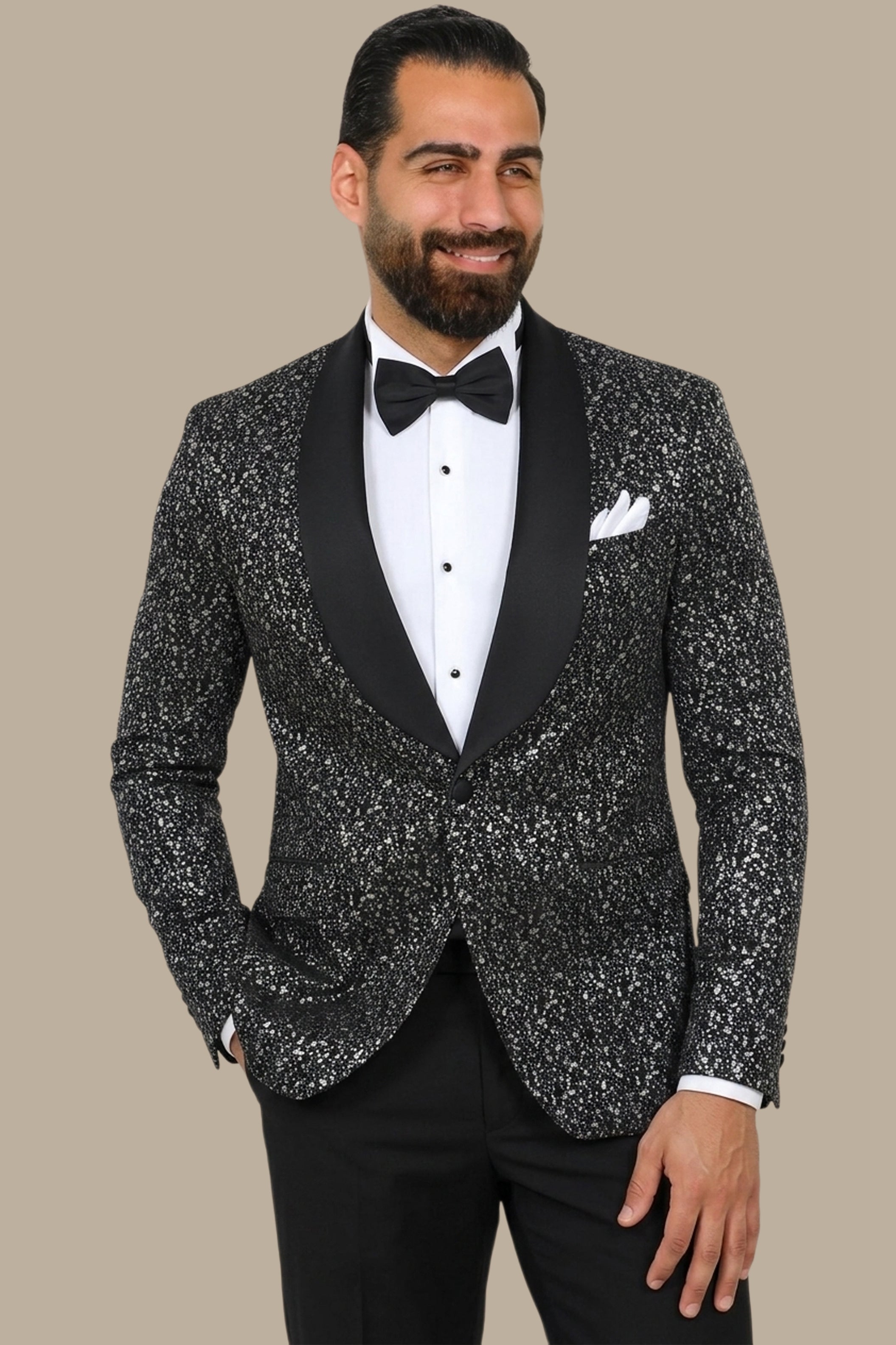 Silver Glitter Tuxedo FV Special Collection