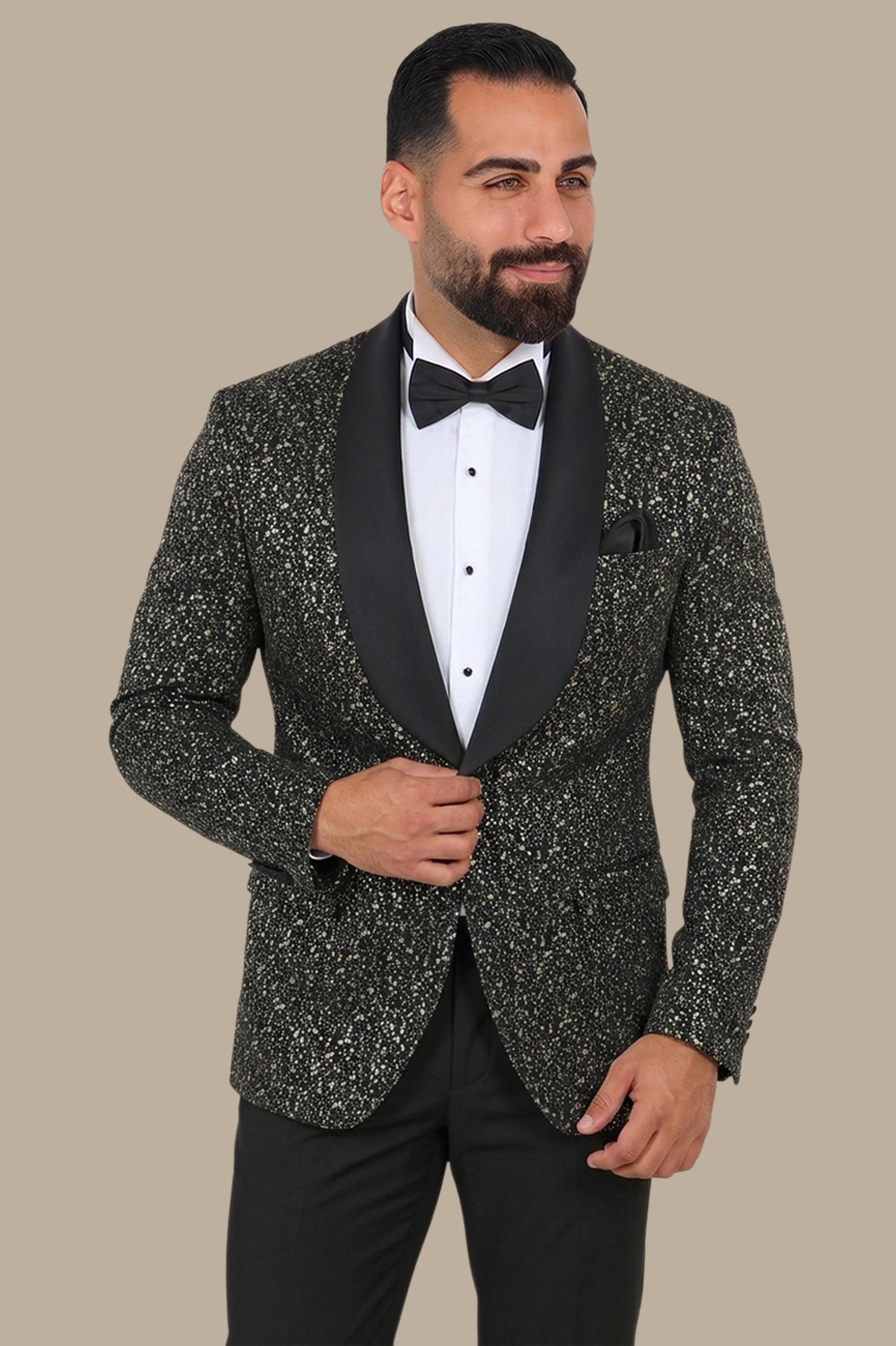 Gold Glitter Tuxedo FV Special Collection
