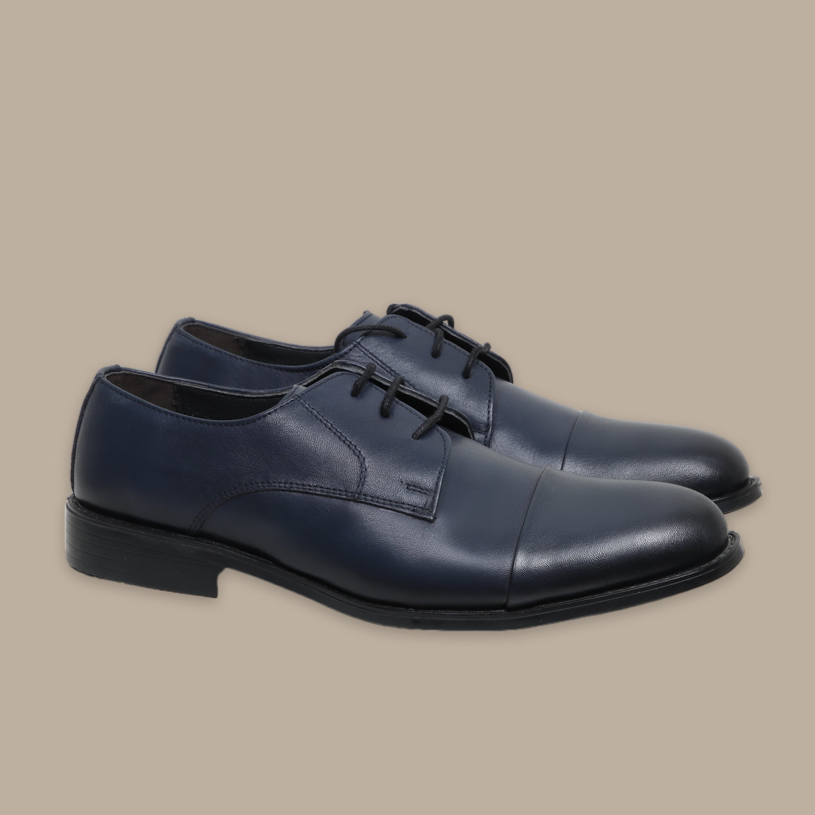 Navy Classic Oxford Shoes