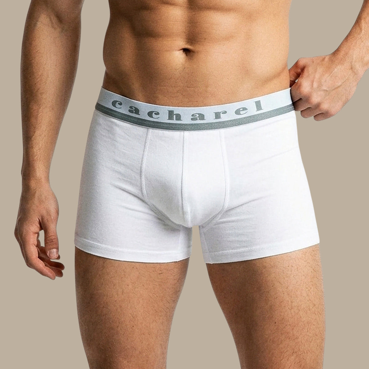 White Comfort: Fidel Verta Men's Boxers