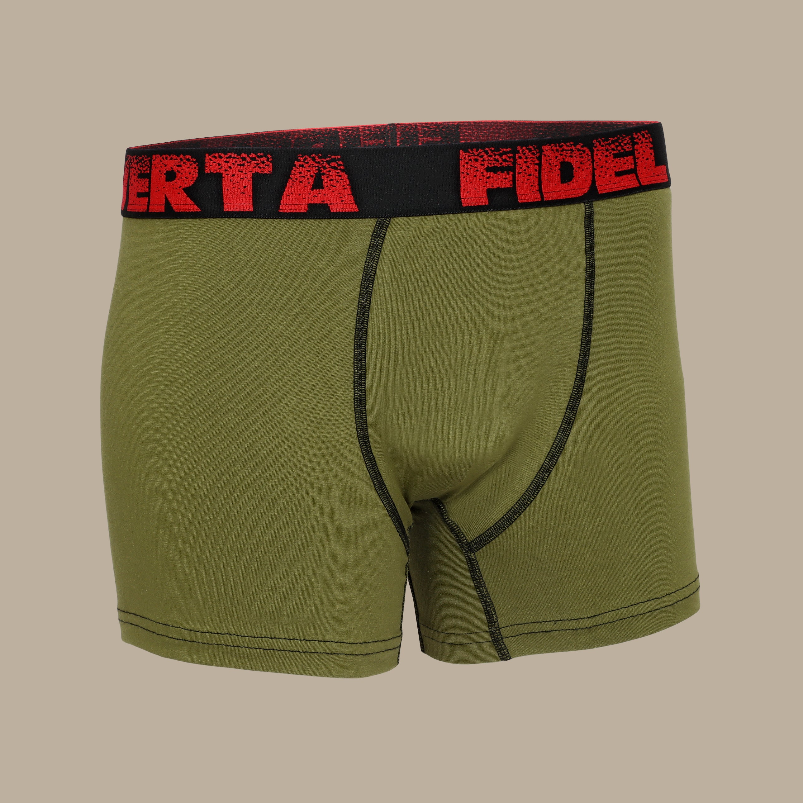 Olive Comfort: Fidel Verta Men's Boxers