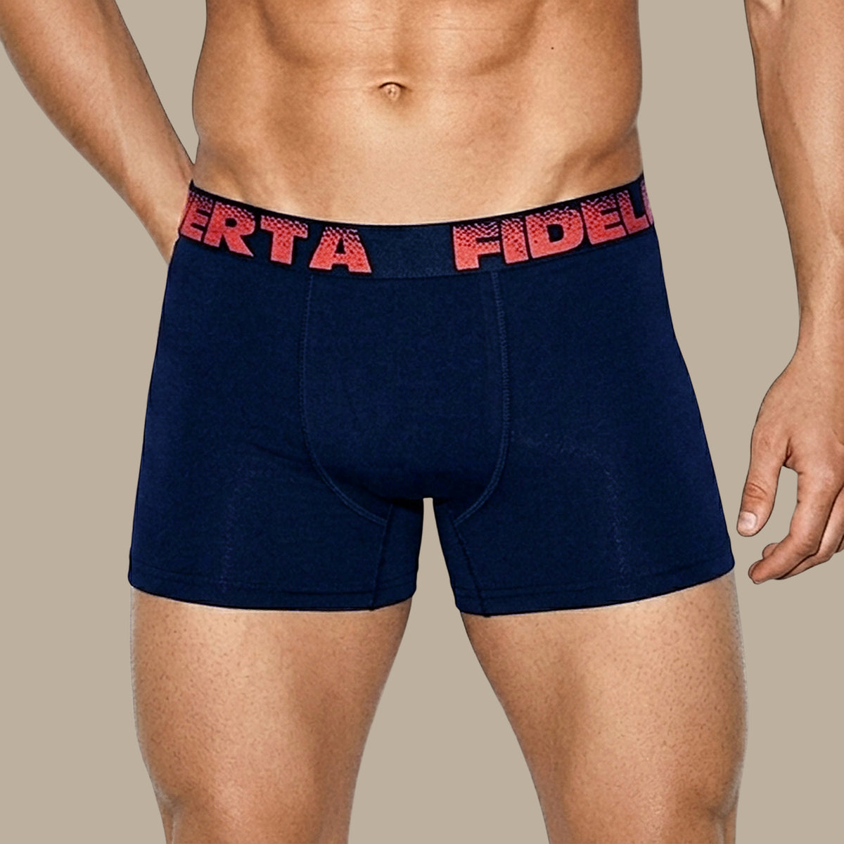Solid Navy Boxer