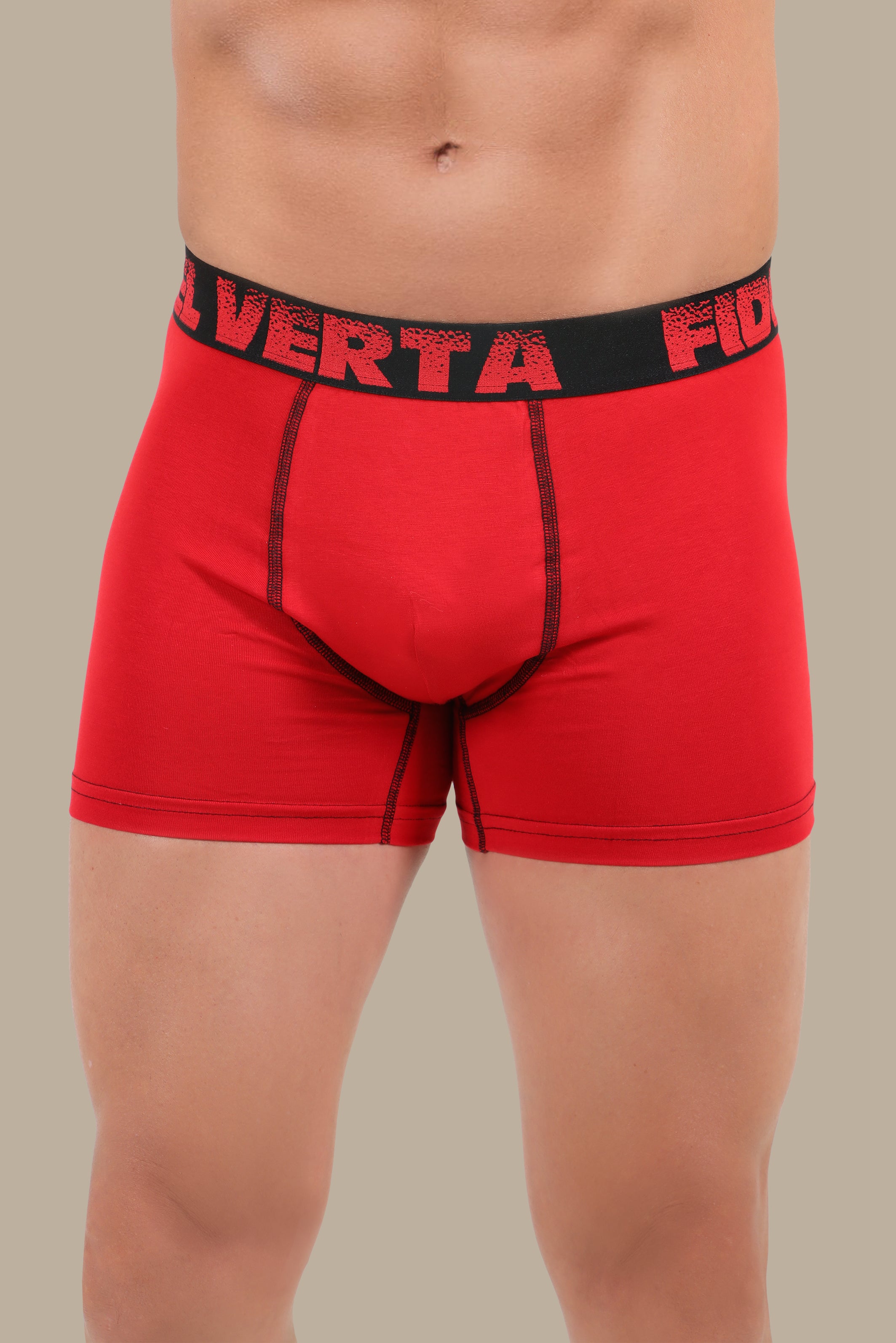 Fidel Verta Red Solid Boxer