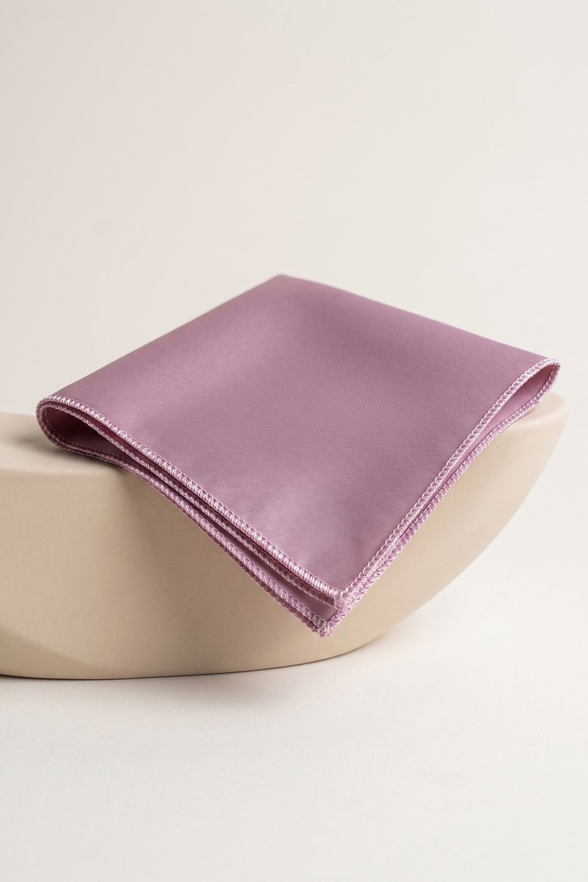 Rose Lilac Satin Pocket Square