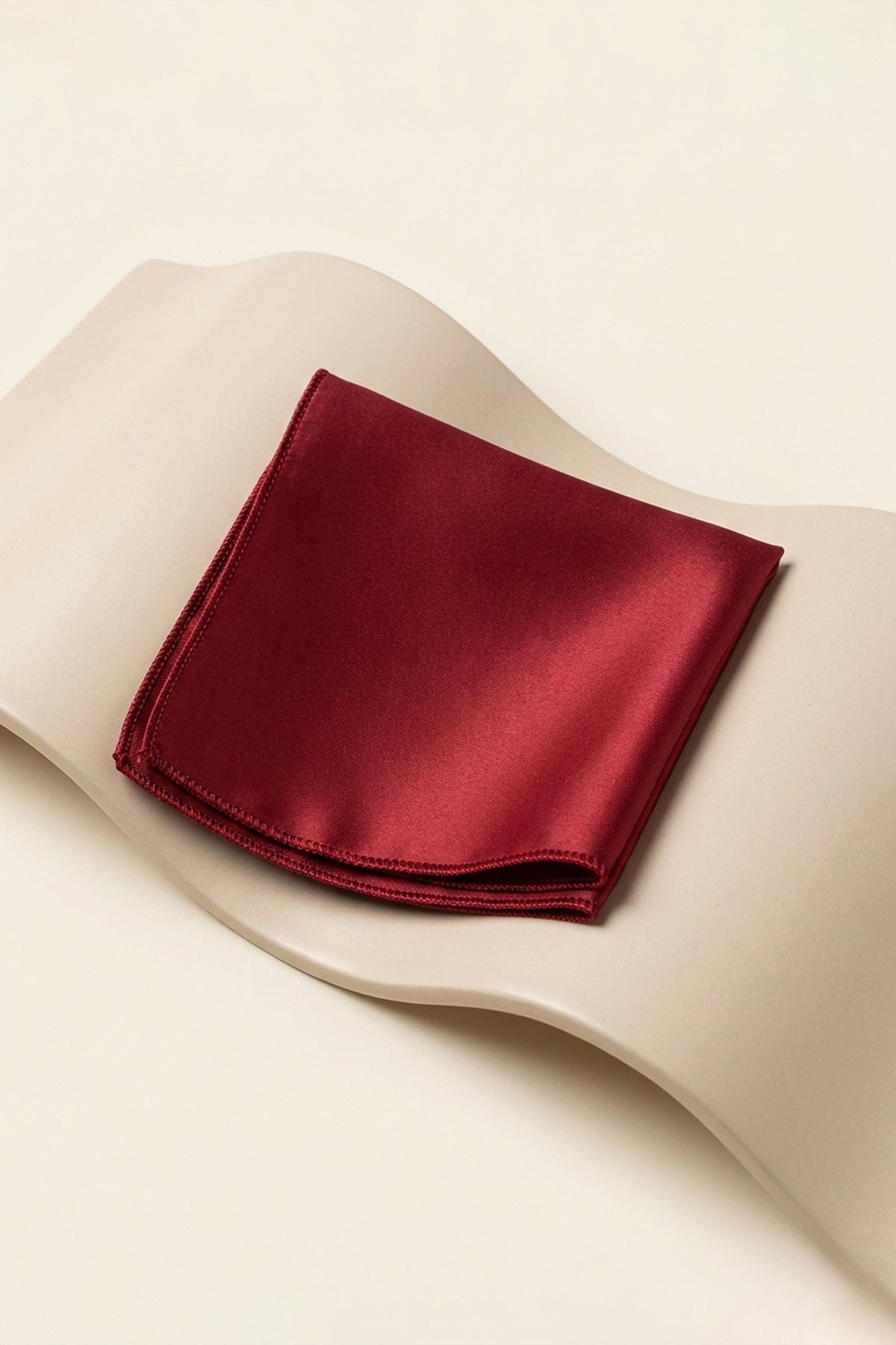 Satin Plain Pocket Square