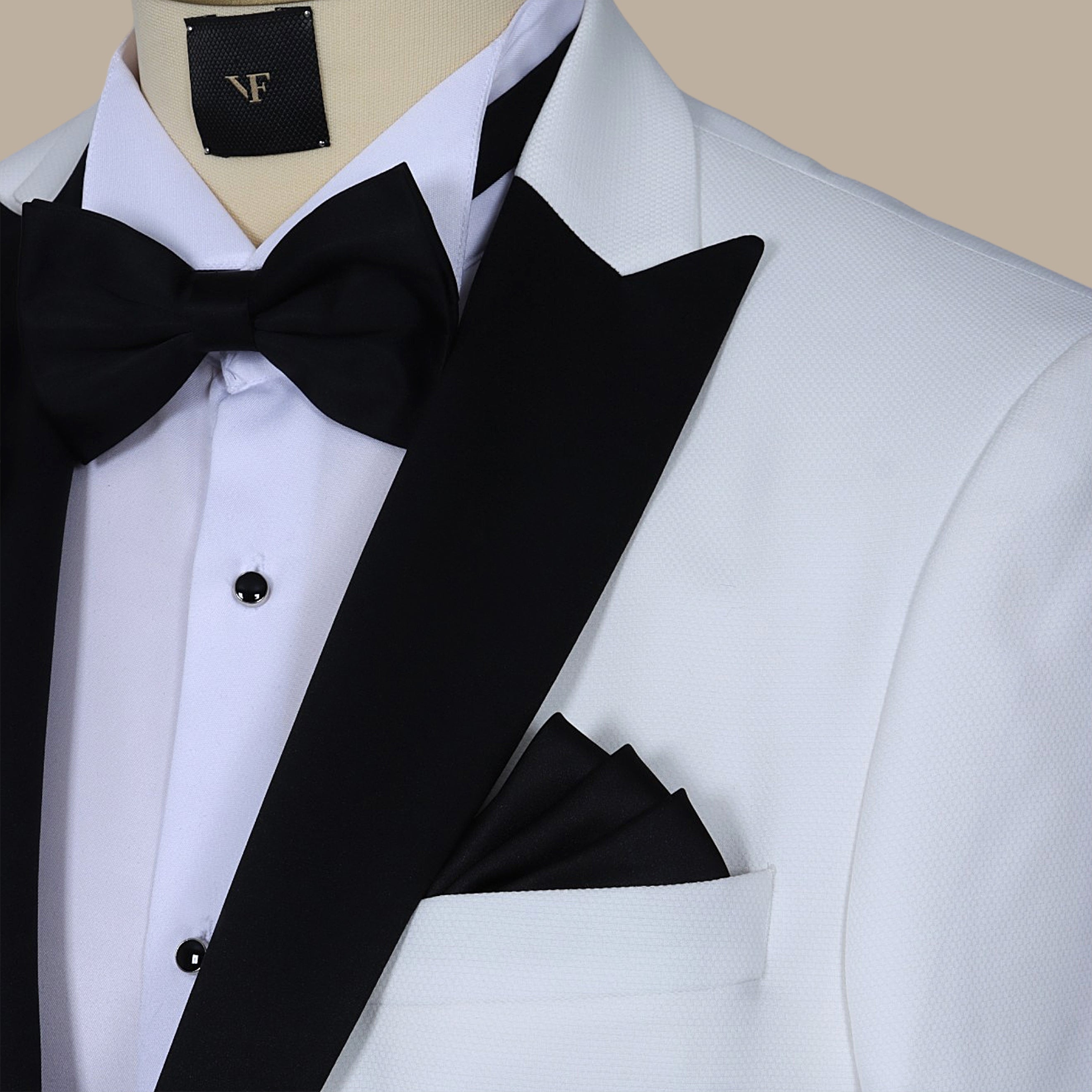 Black Satin Plain Pocket Square