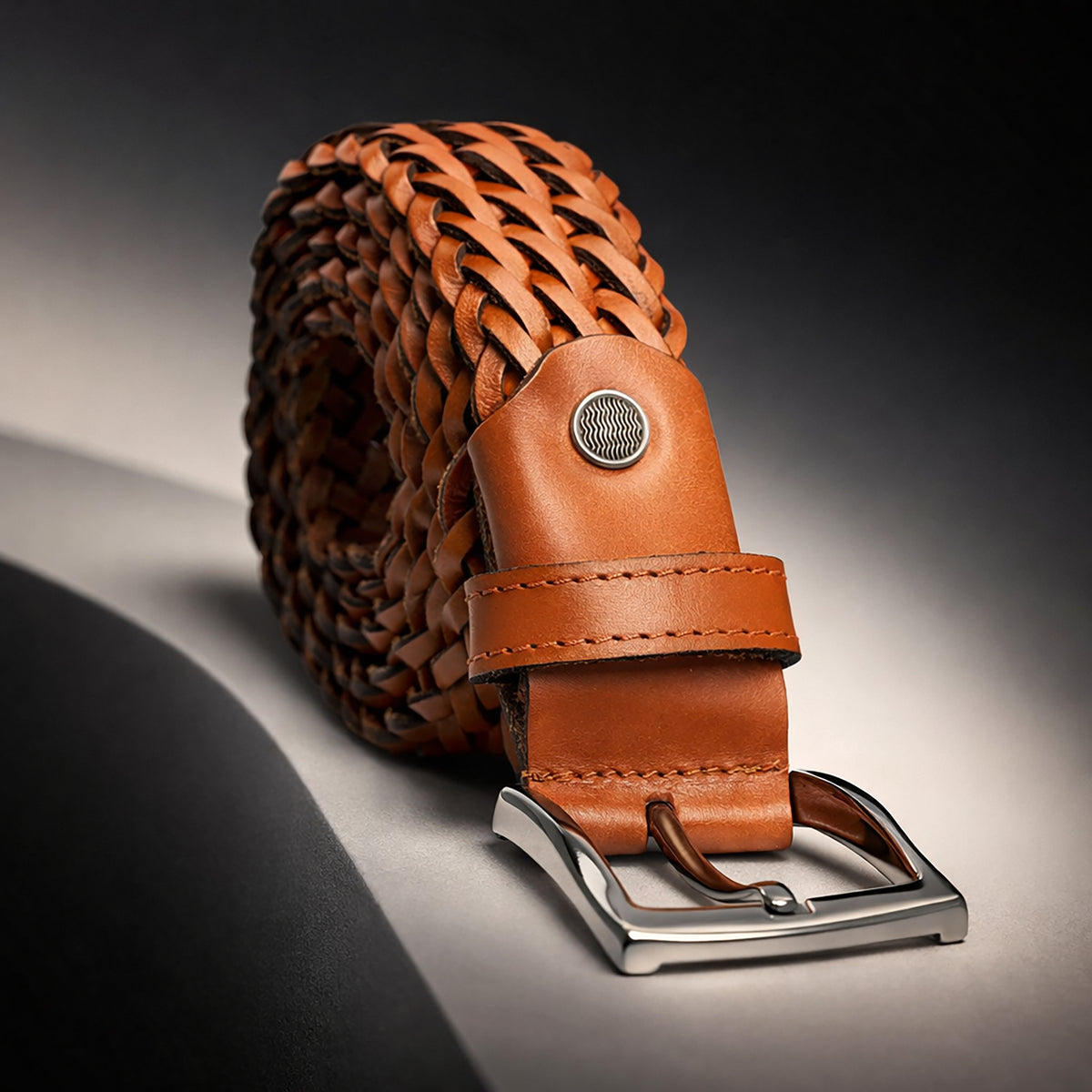 Havana Heritage: Plain Braided Leather Belt