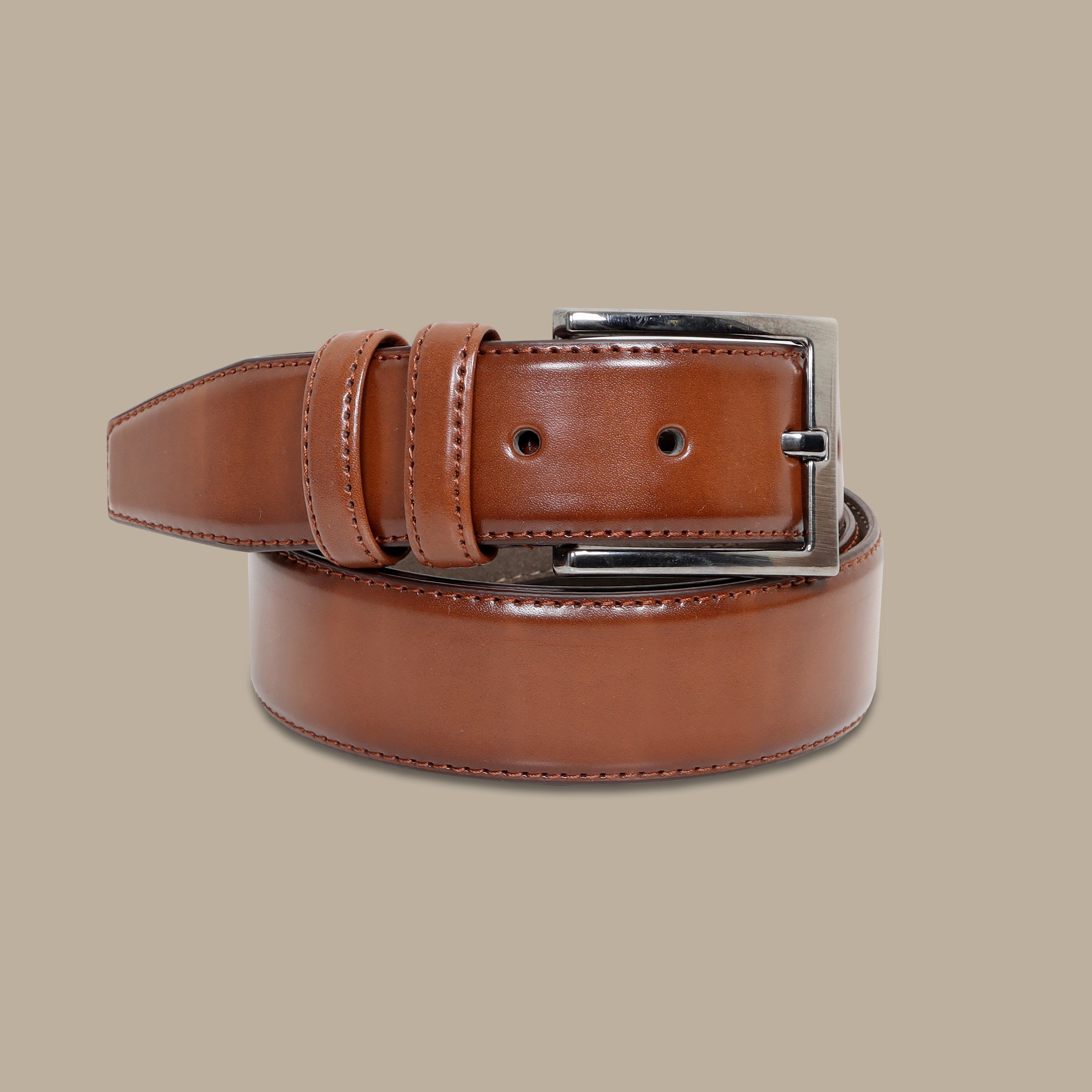 Timeless Style: Basic Color Havane PU Belt