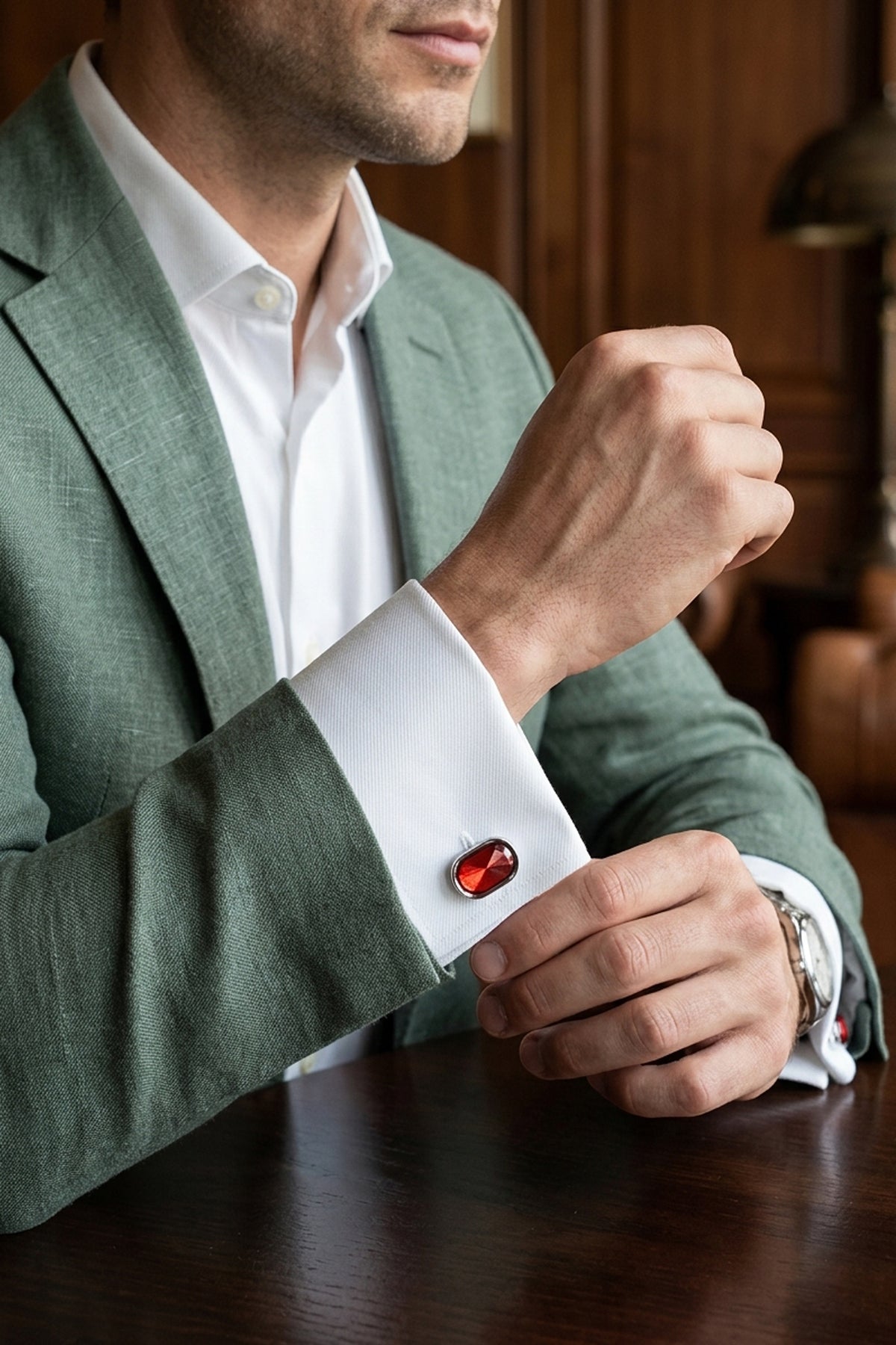 Oval Havane Cufflinks