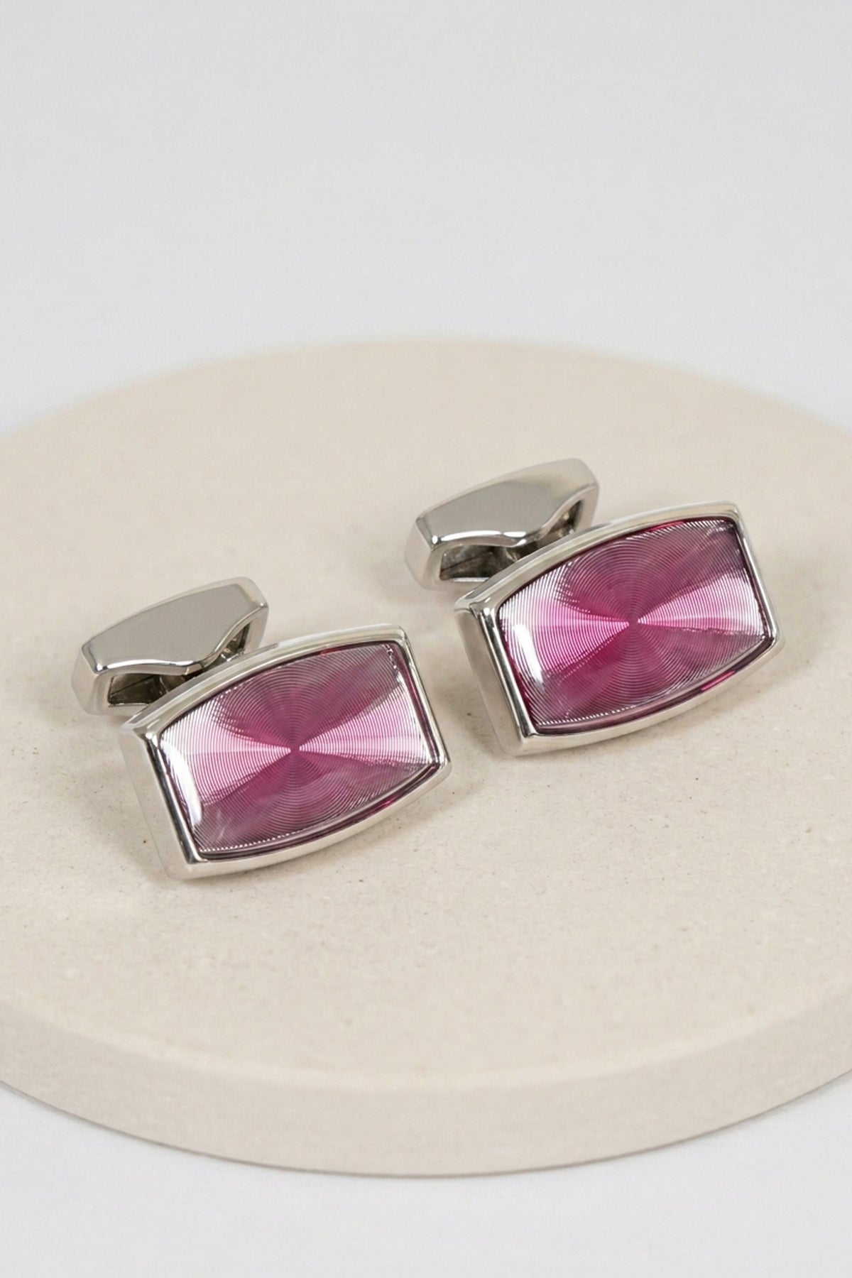 Silver Rectangle Cufflinks