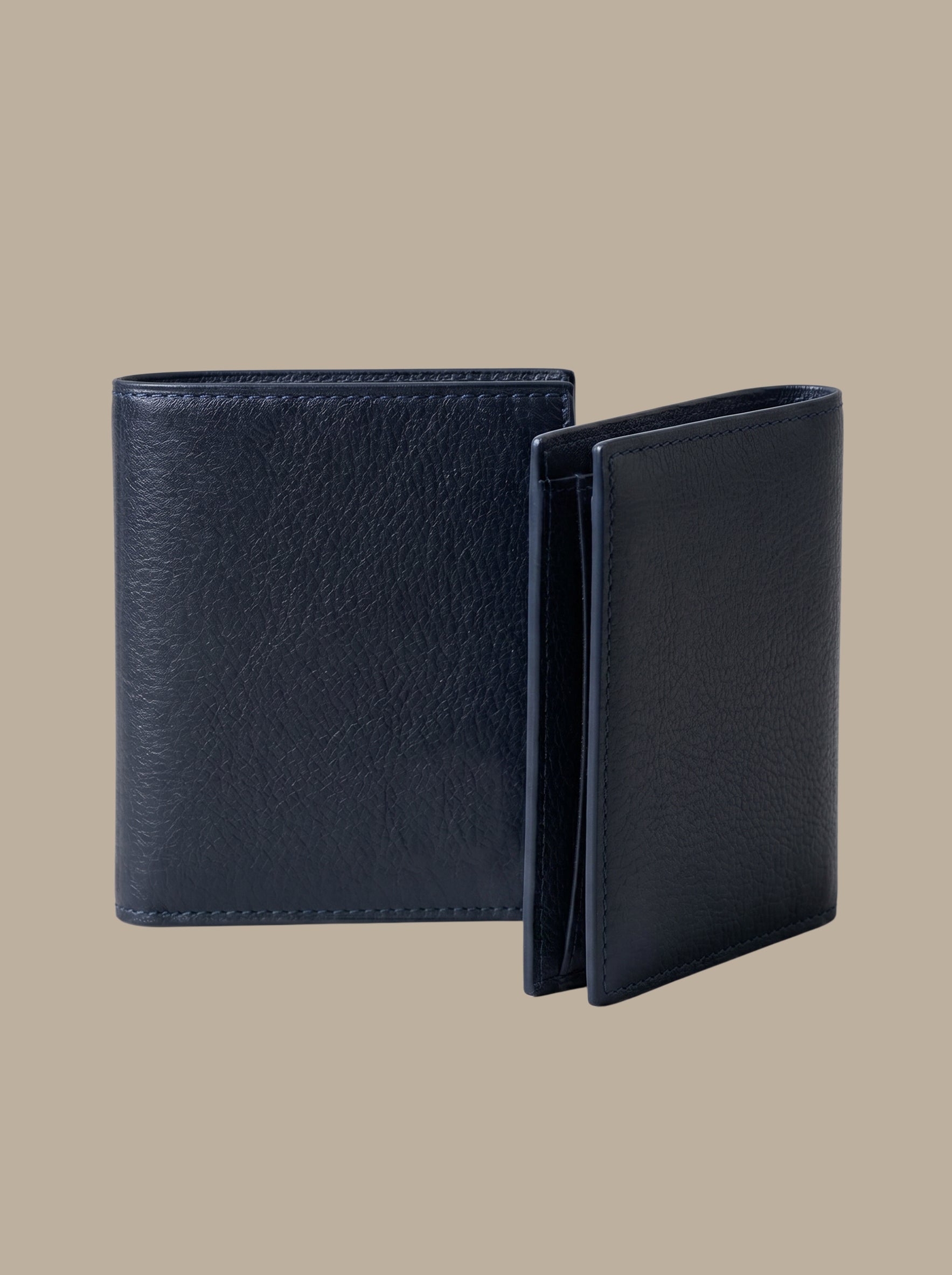 Nautical Chic: Navy Structured Capsule Wallet