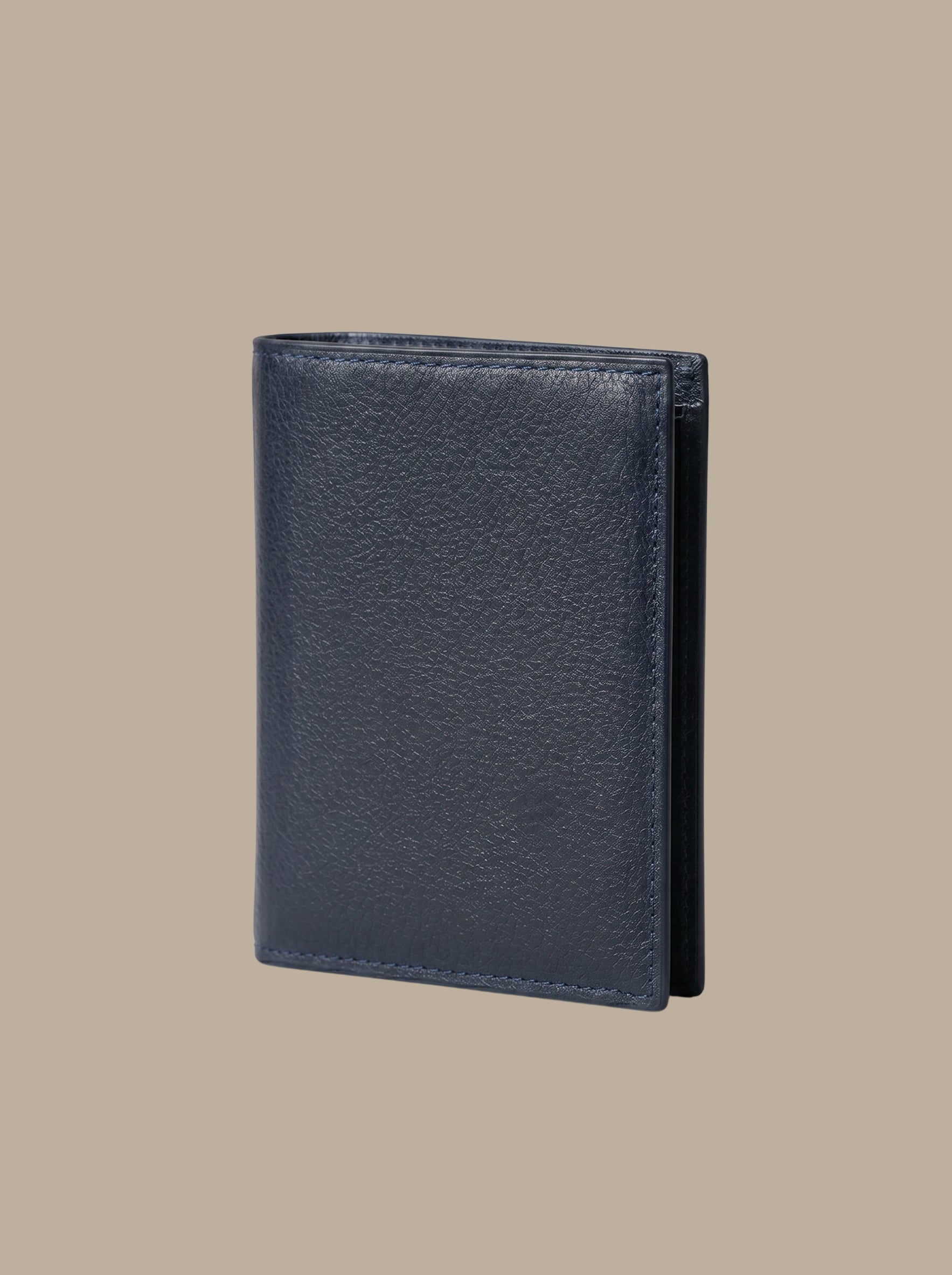 Nautical Chic: Navy Structured Capsule Wallet