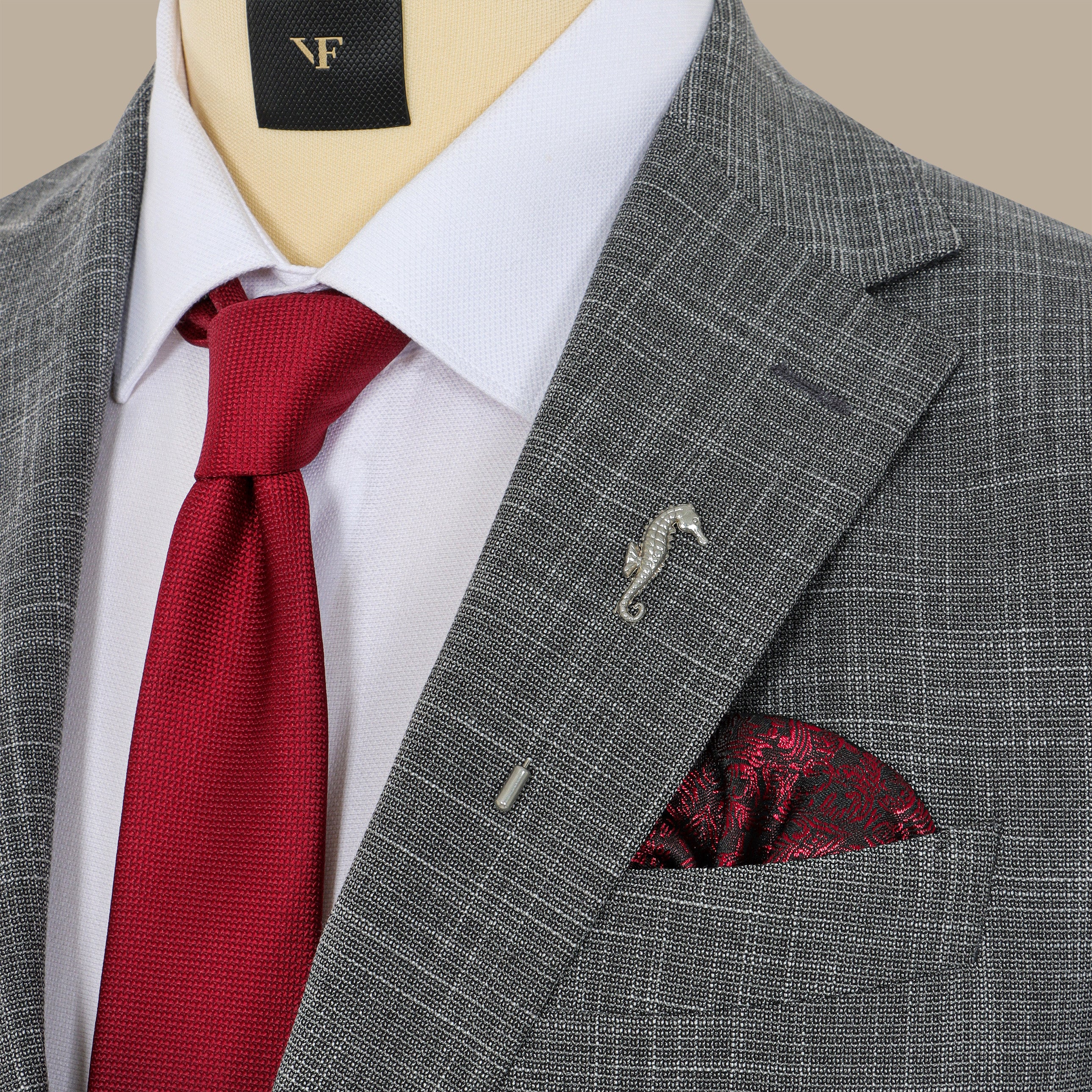 Burgundy Pocket Square