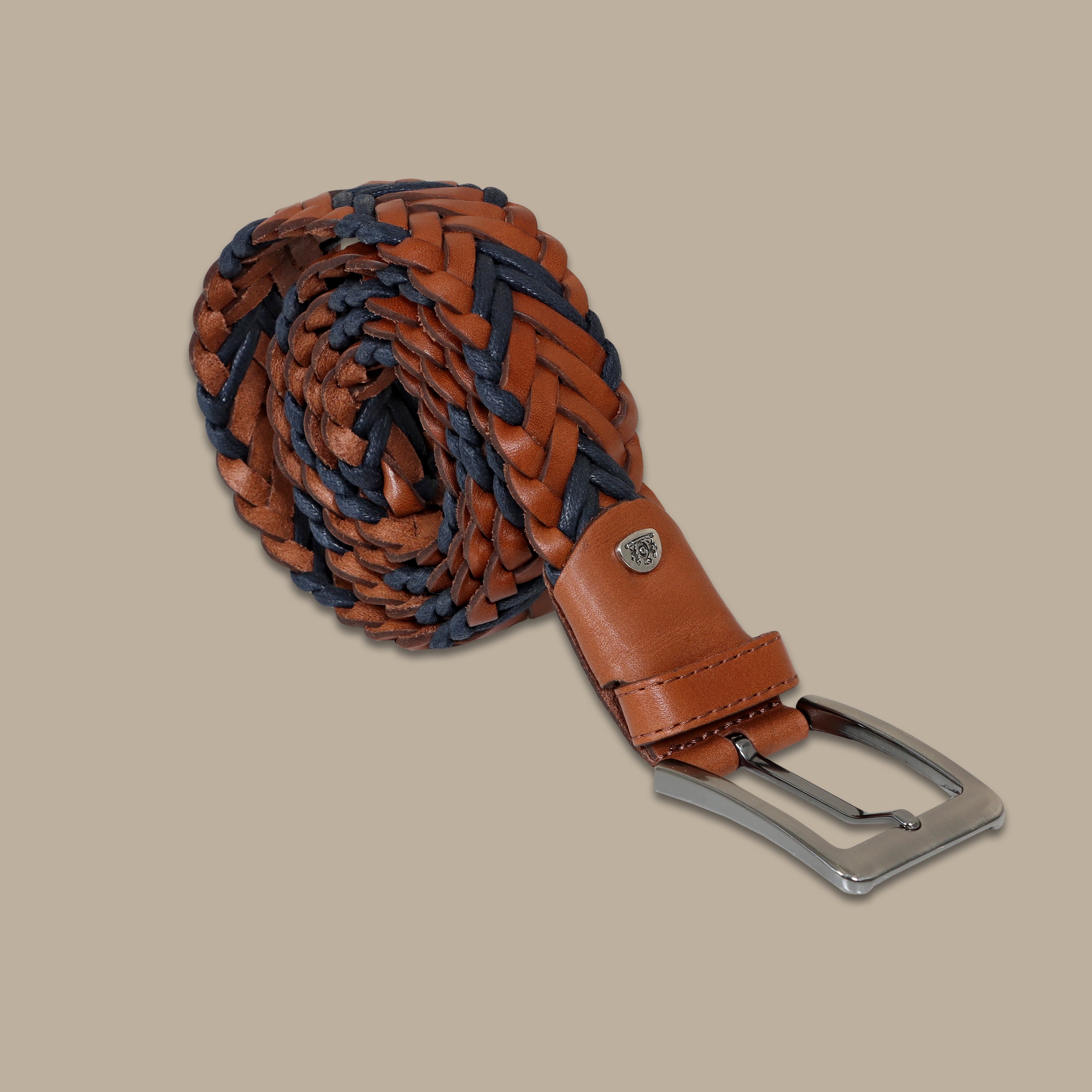 Belt Leather braided