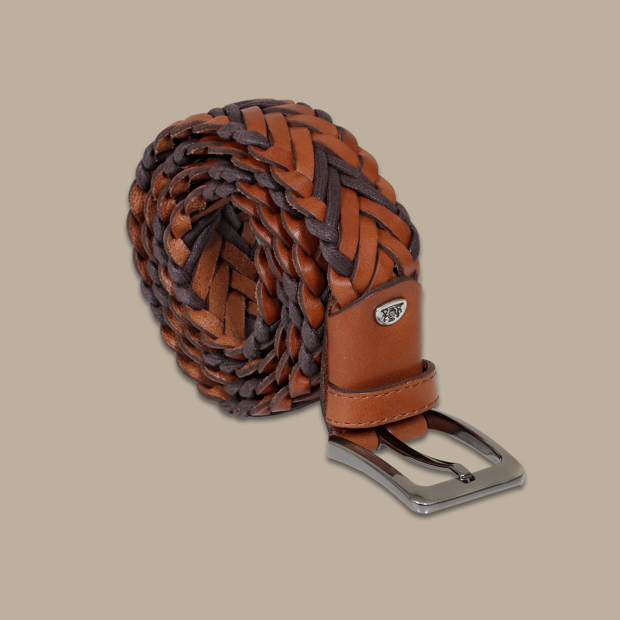 Belt Leather braided