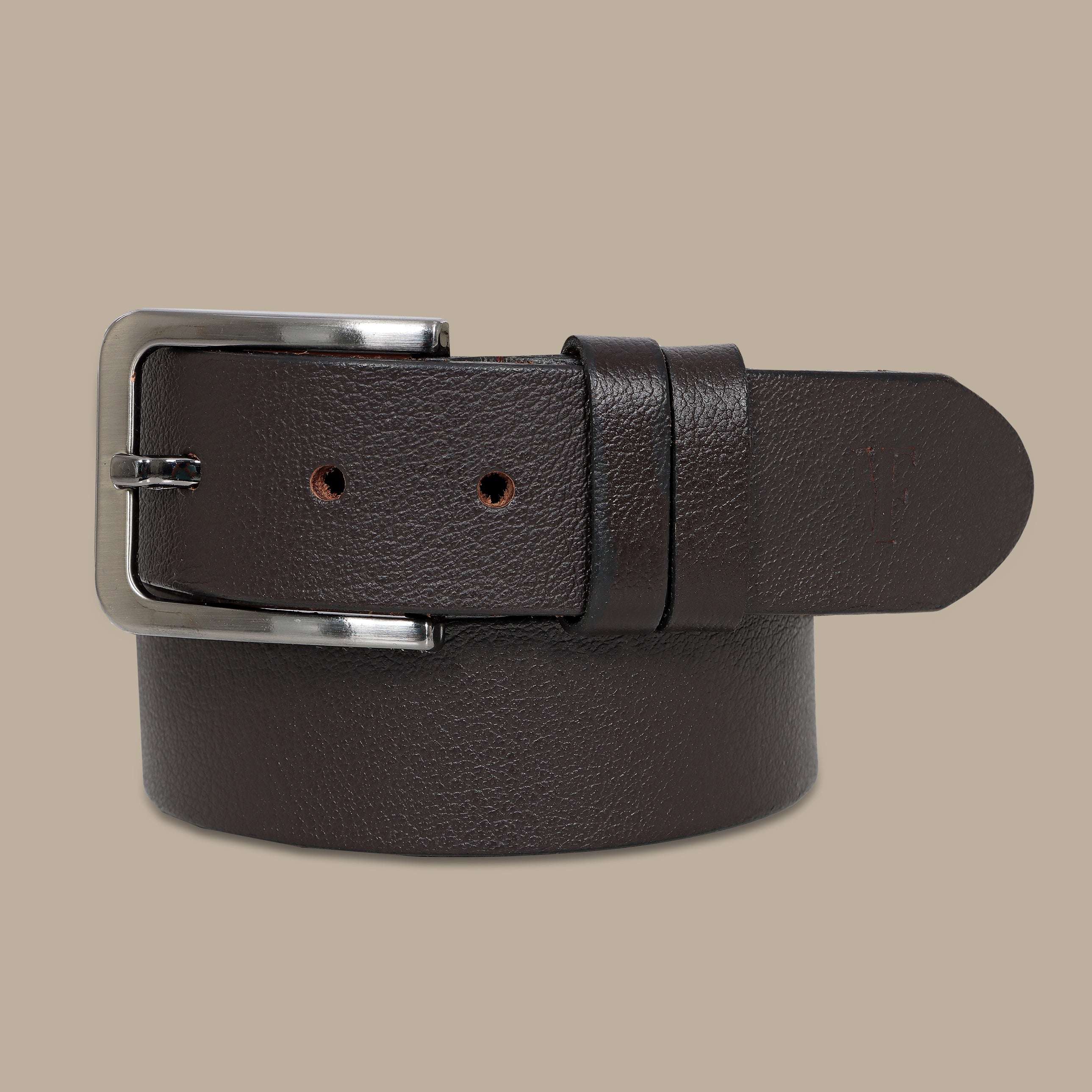 Brown Casual Plain Belt: Everyday Comfort