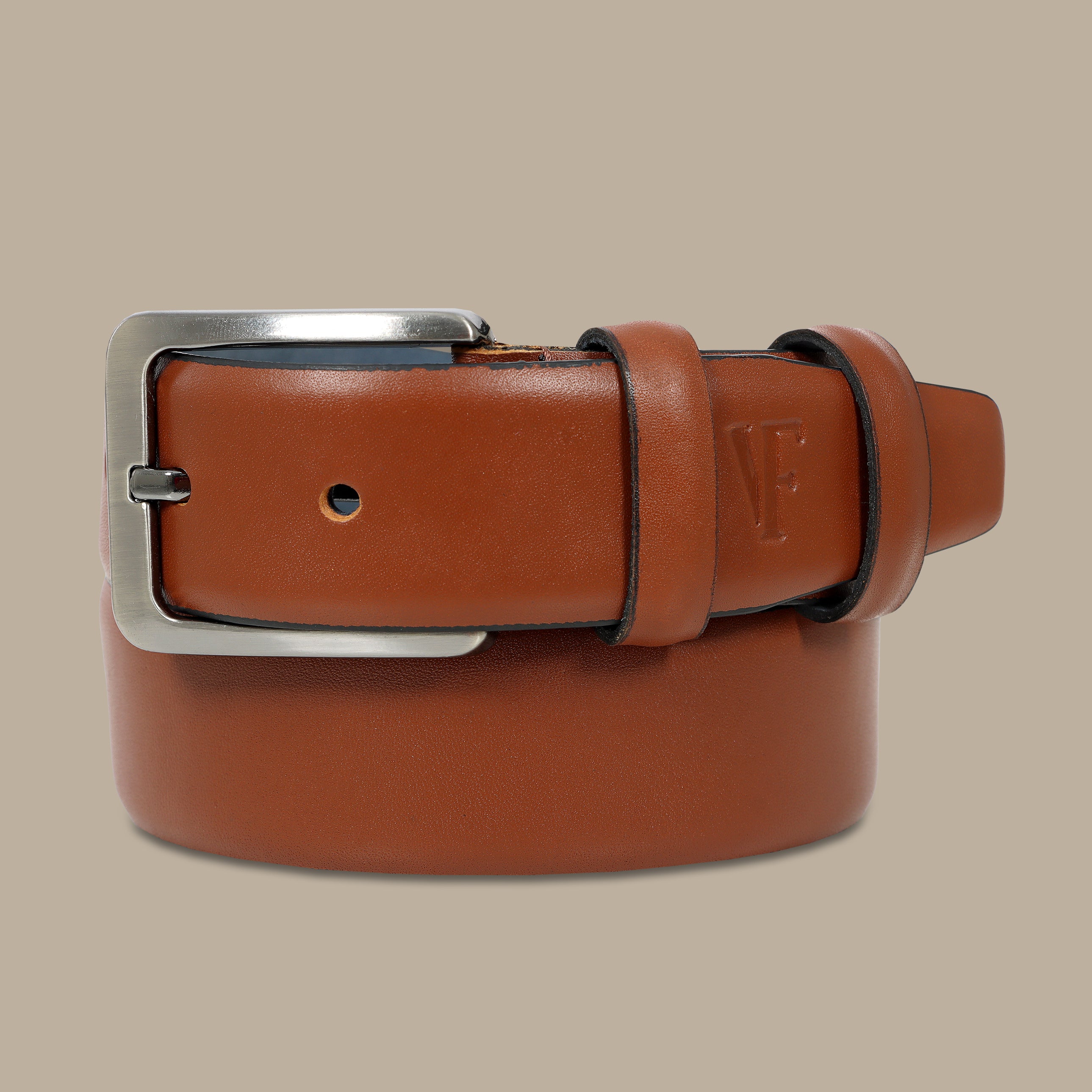 Timeless Craft: Havane Nubuck Leather Belt