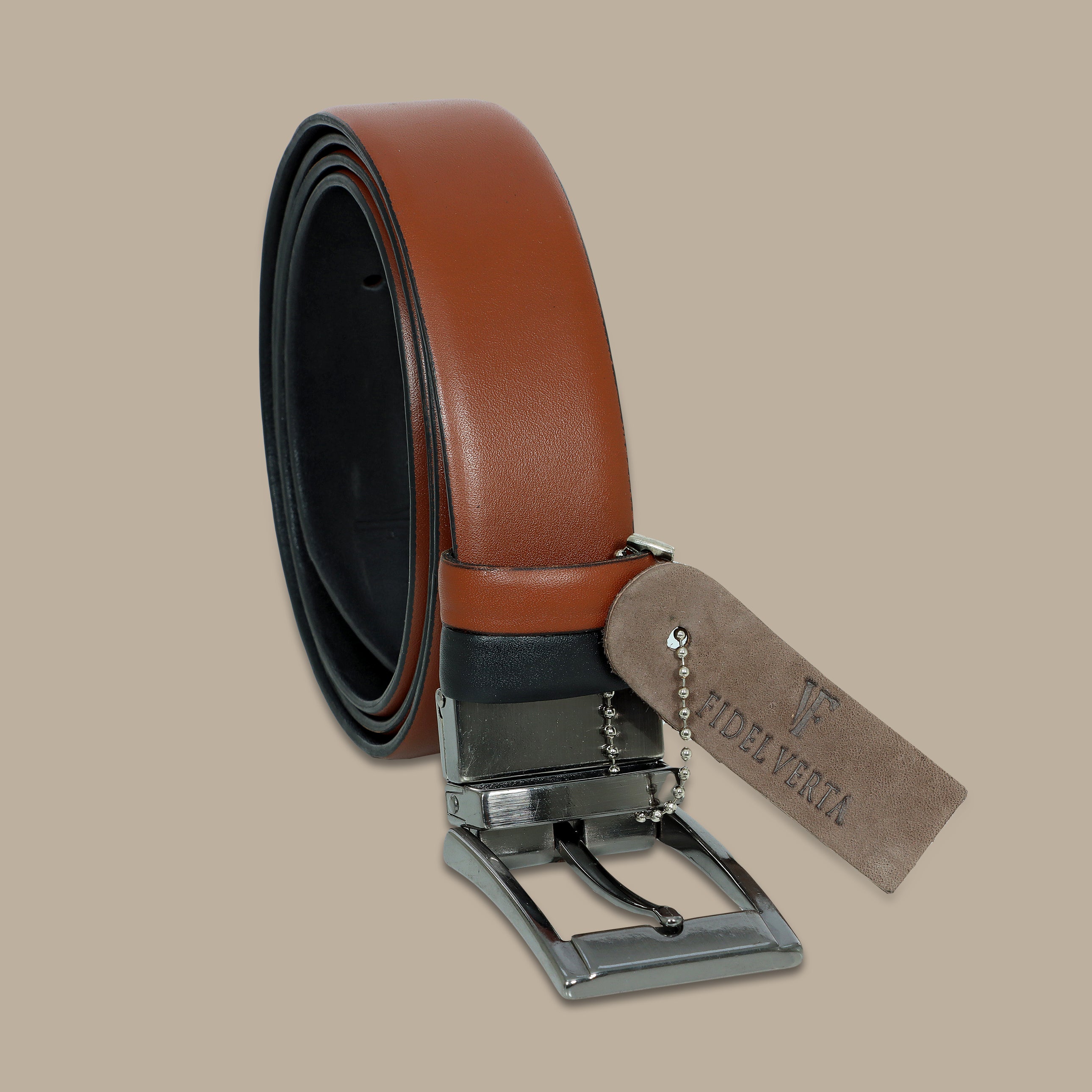 Black Reversible Leather Belt: Double the Style