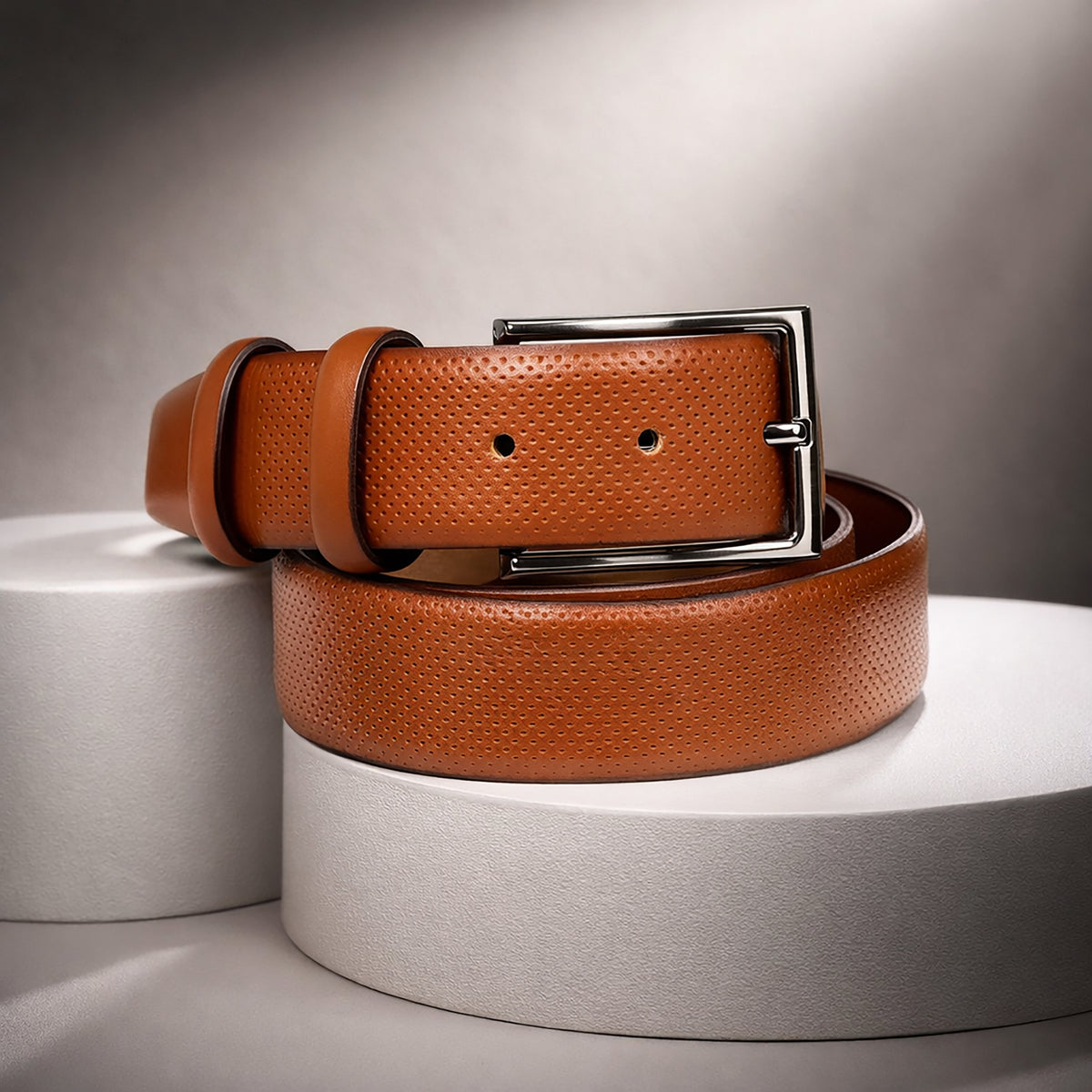 Havane Leather Net Belt: A Stylish Choice