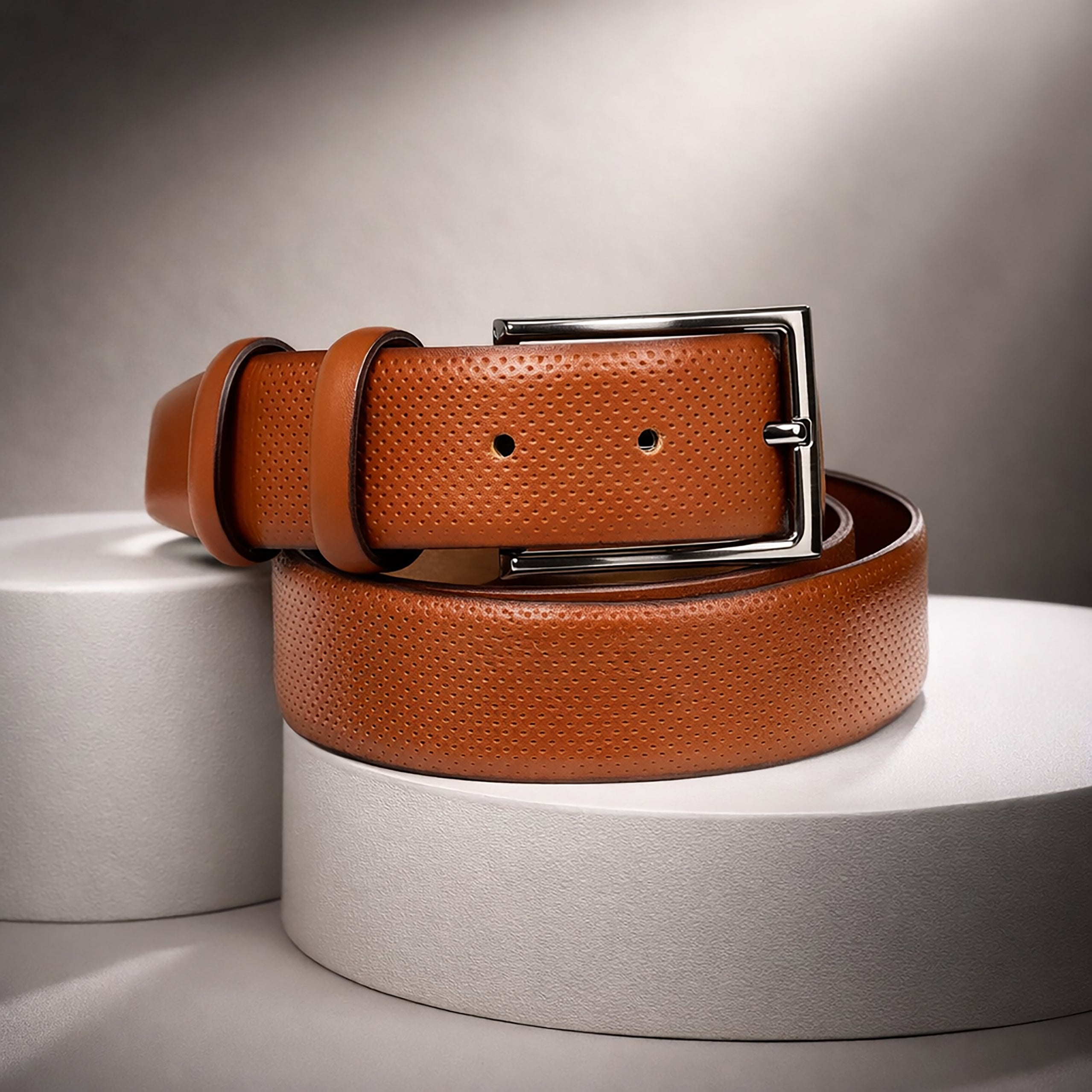 Havane Leather Net Belt: A Stylish Choice