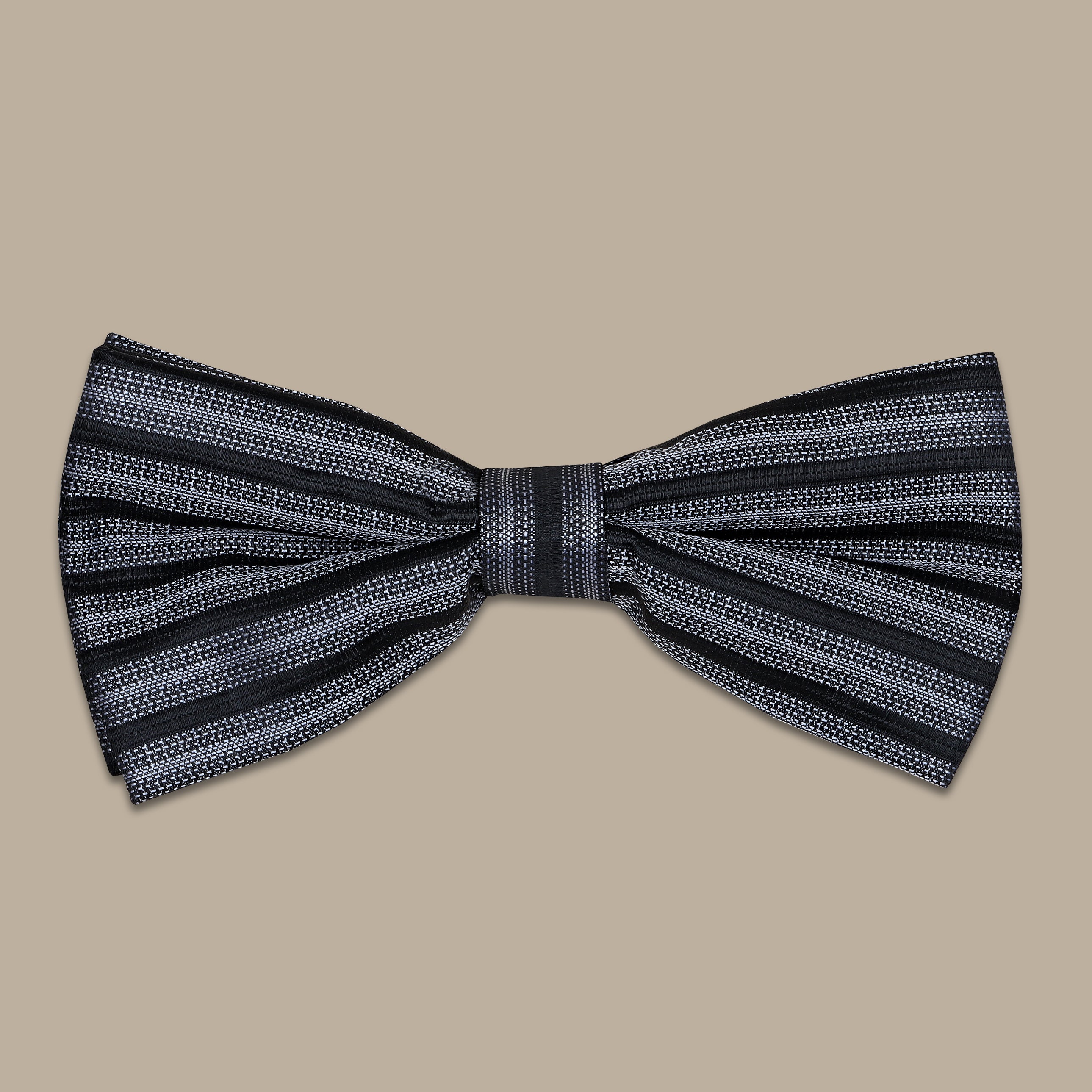 Silver Basic Satin Bowtie