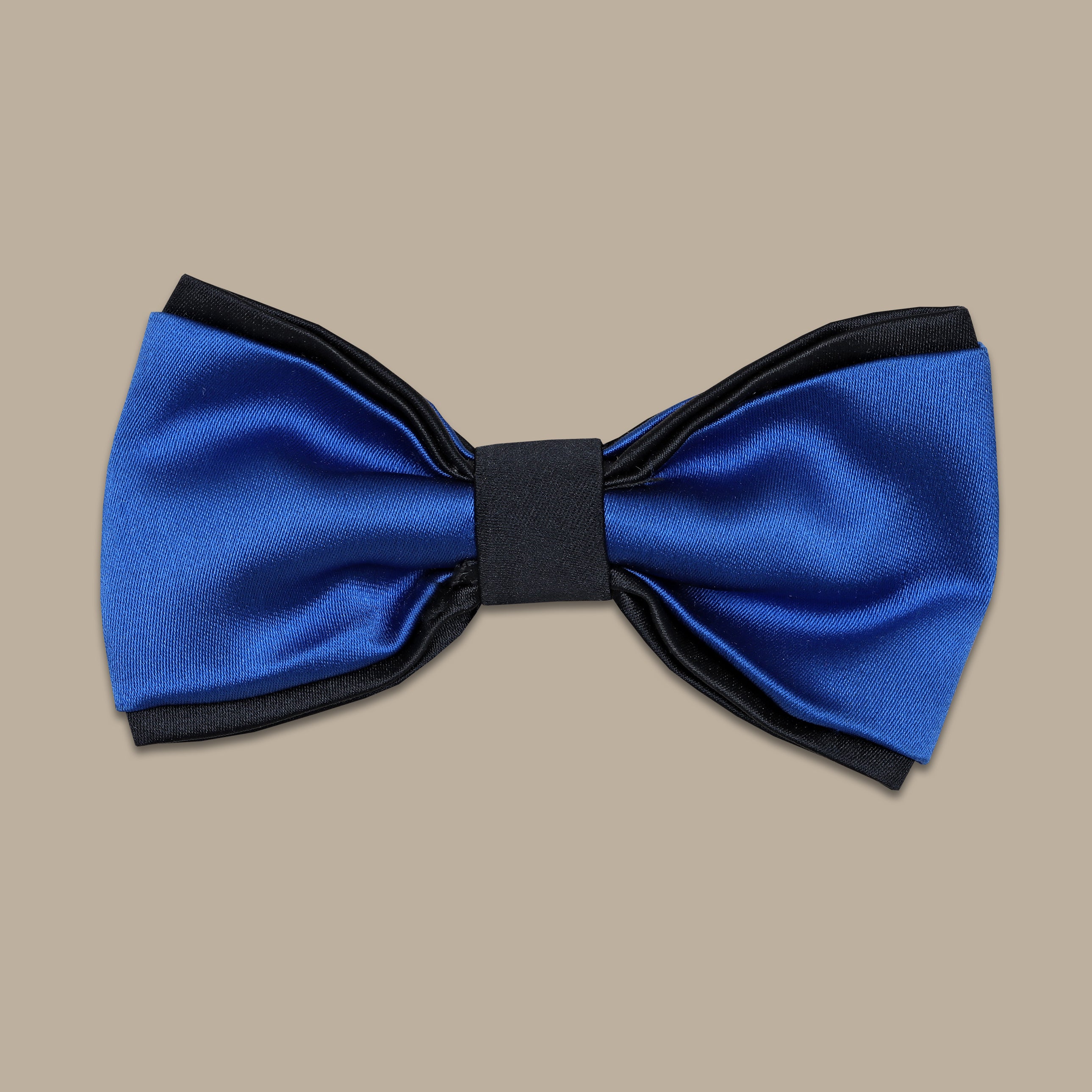 Double Blue & Black Bowtie