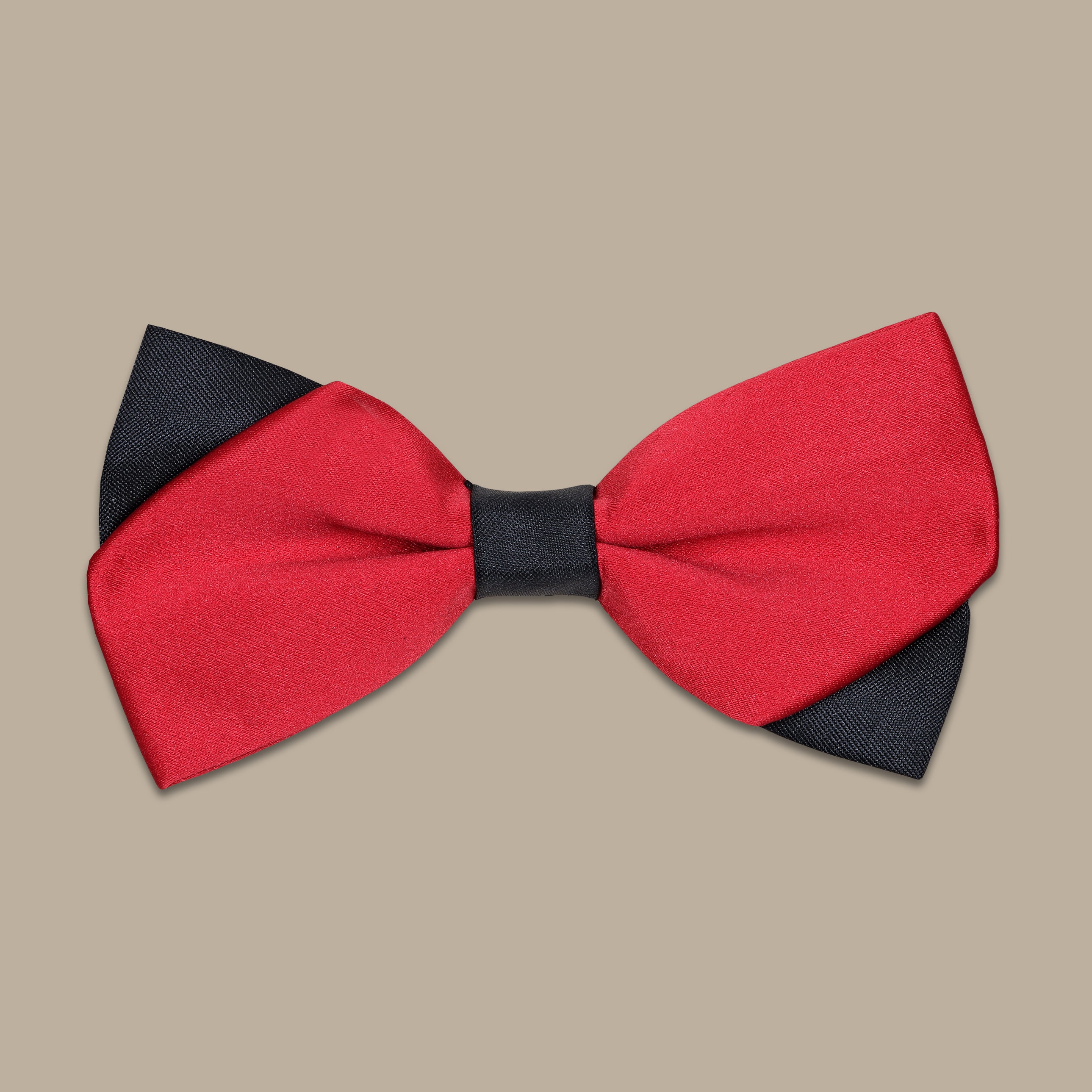 Red & Black Double Bowtie