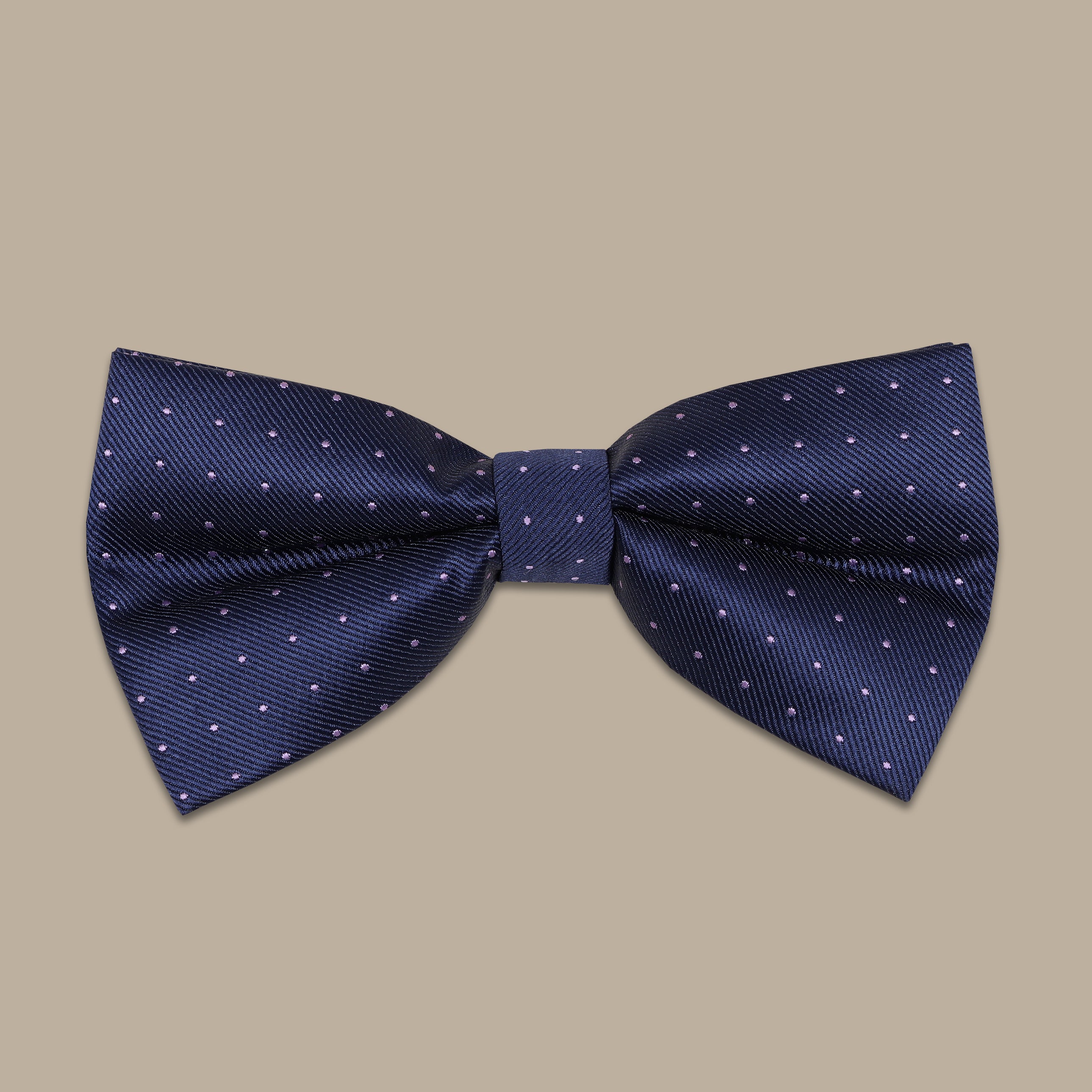 Navy Small Dots Bowtie