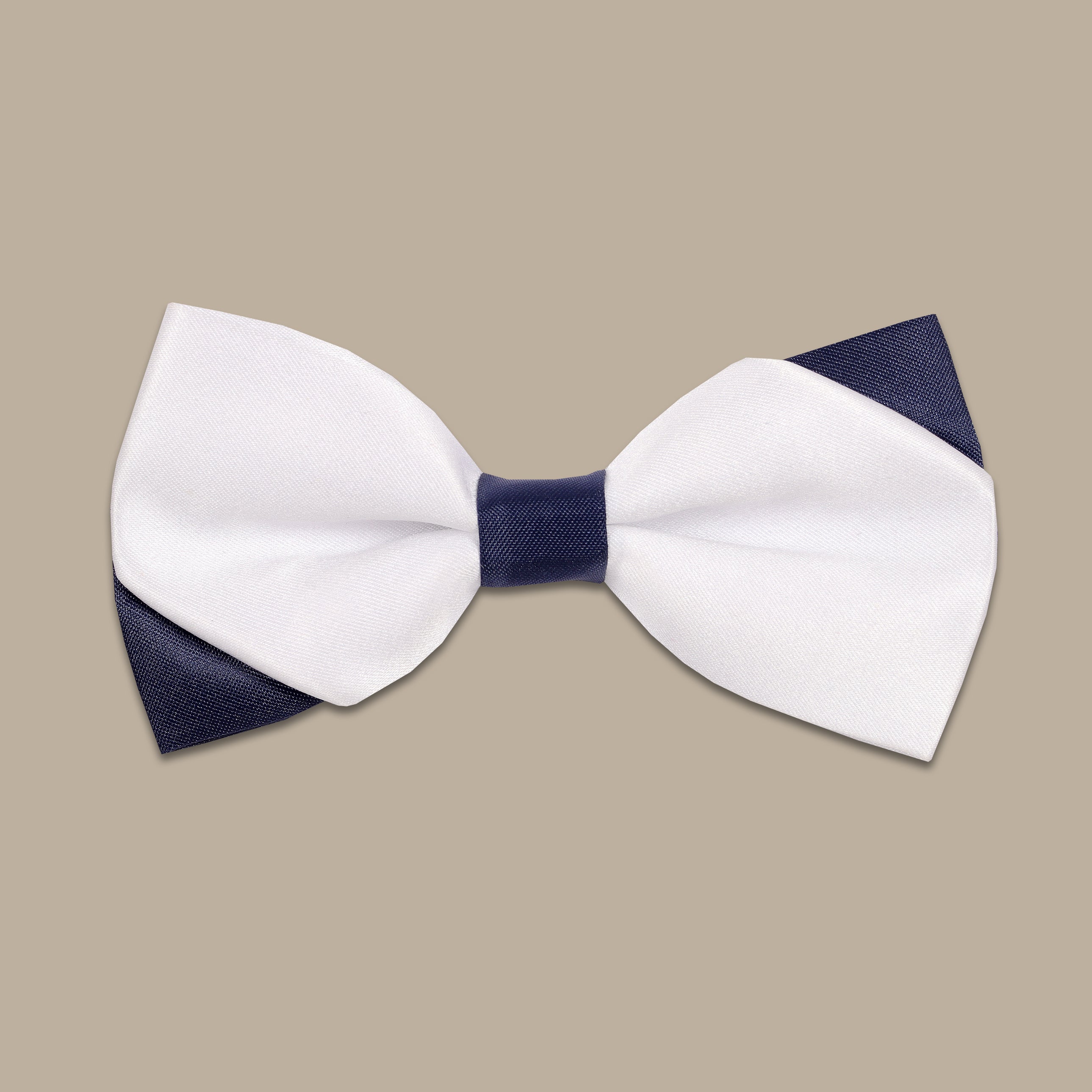 Designed Black Double Bowtie