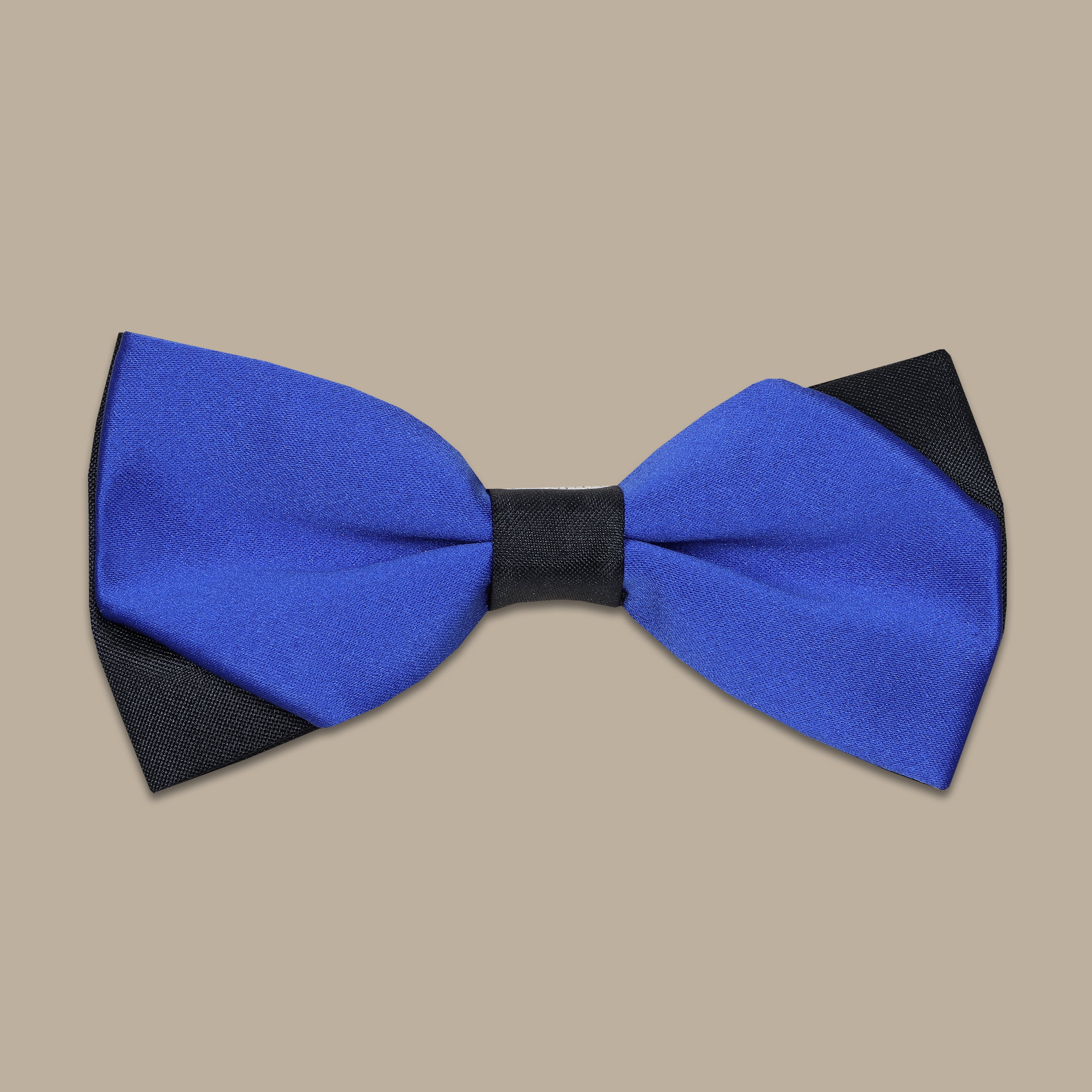 Double Black & Indigo Bowtie